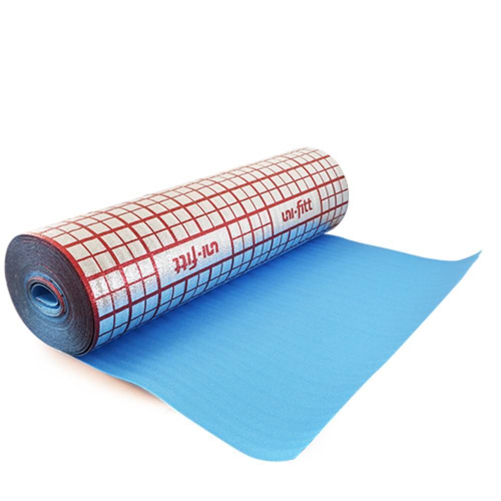 Подложка для теплого пола Uni-Fitt 3 мм рулон 30 м2 821F0330