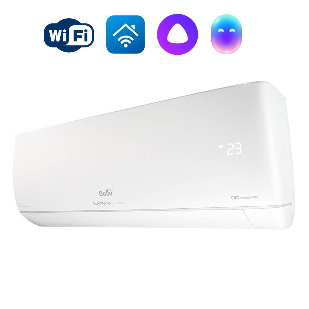 Кондиционер сплит-система Ballu Platinum Evolution BSUI-18HN8_23Y инверторная комплект с Wi-Fi BSUI-18HN8_23Y