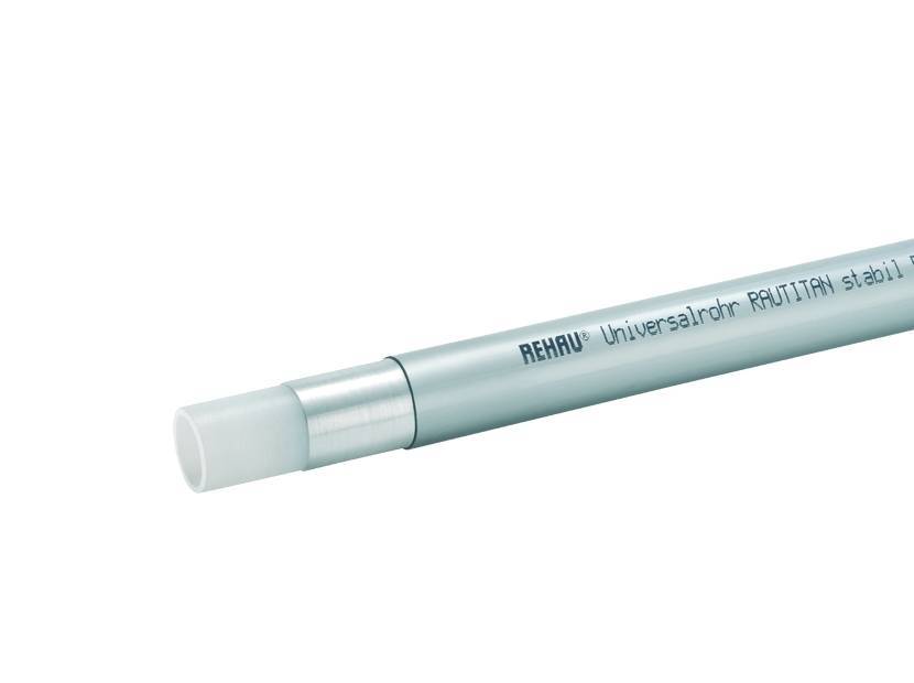 Труба универсальная REHAU RAUTITAN stabil 20х2,9 мм погонный метр 1020077