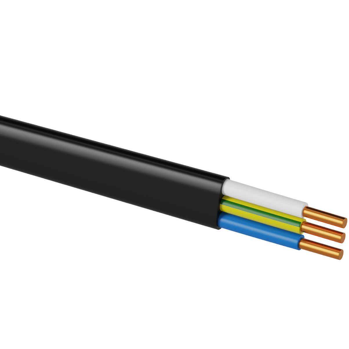 Кабель силовой TDM ELECTRIC ВВГ-П нг(А)-LS 3x2.5 ок(N,PE)-0.66 кВ ГОСТ SQ0118-0606