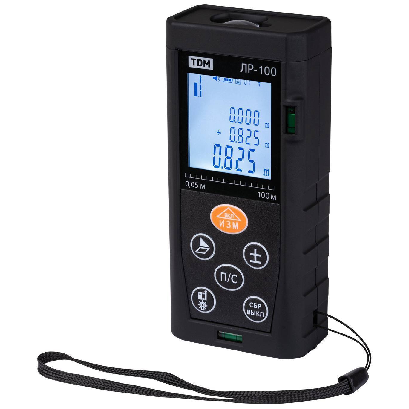 Дальномер лазерный TDM ELECTRIC Алмаз ЛР-100 100 м SQ1025-0103
