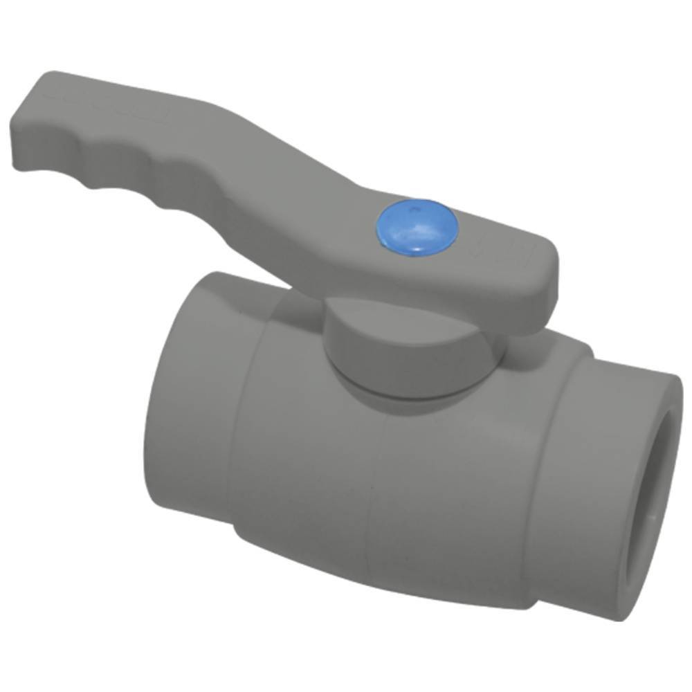 Кран шаровой TEBO PP-R 25 мм Стандарт серый 016061102