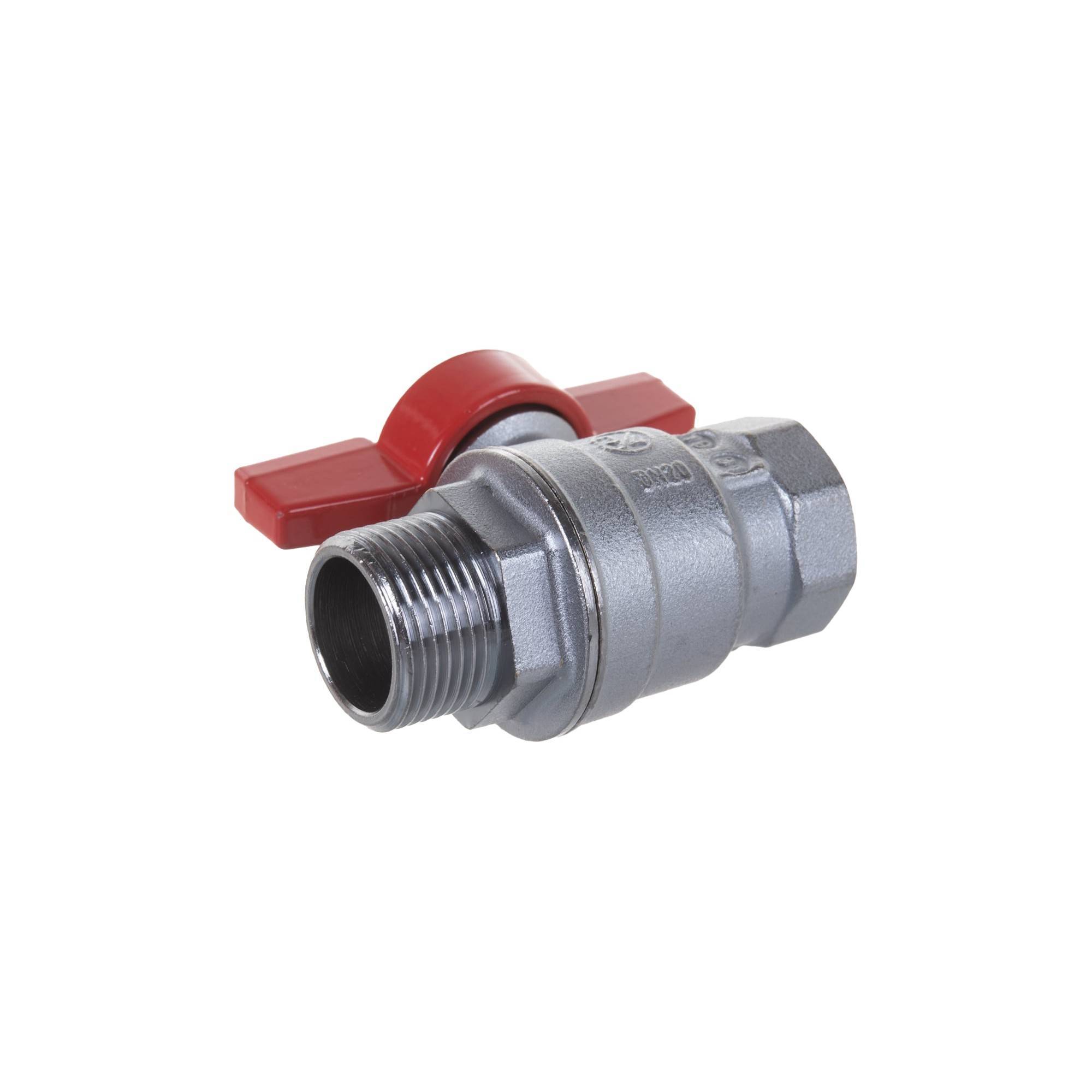 Кран шаровой Giacomini R854 3/4 ВР-НР полнопроходной красная бабочка R854X024