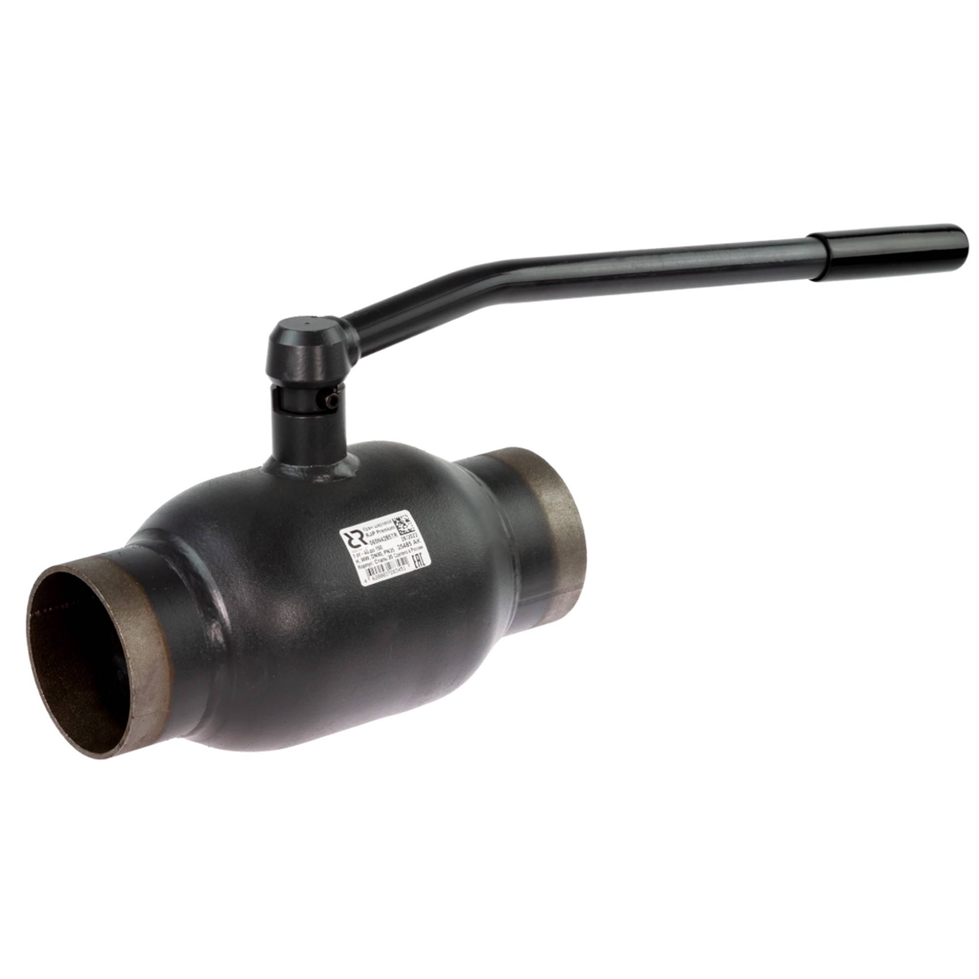 Кран шаровой Ридан Jip-R Premium WW Ду 25 Ру 40 под приварку с рукояткой 1457307