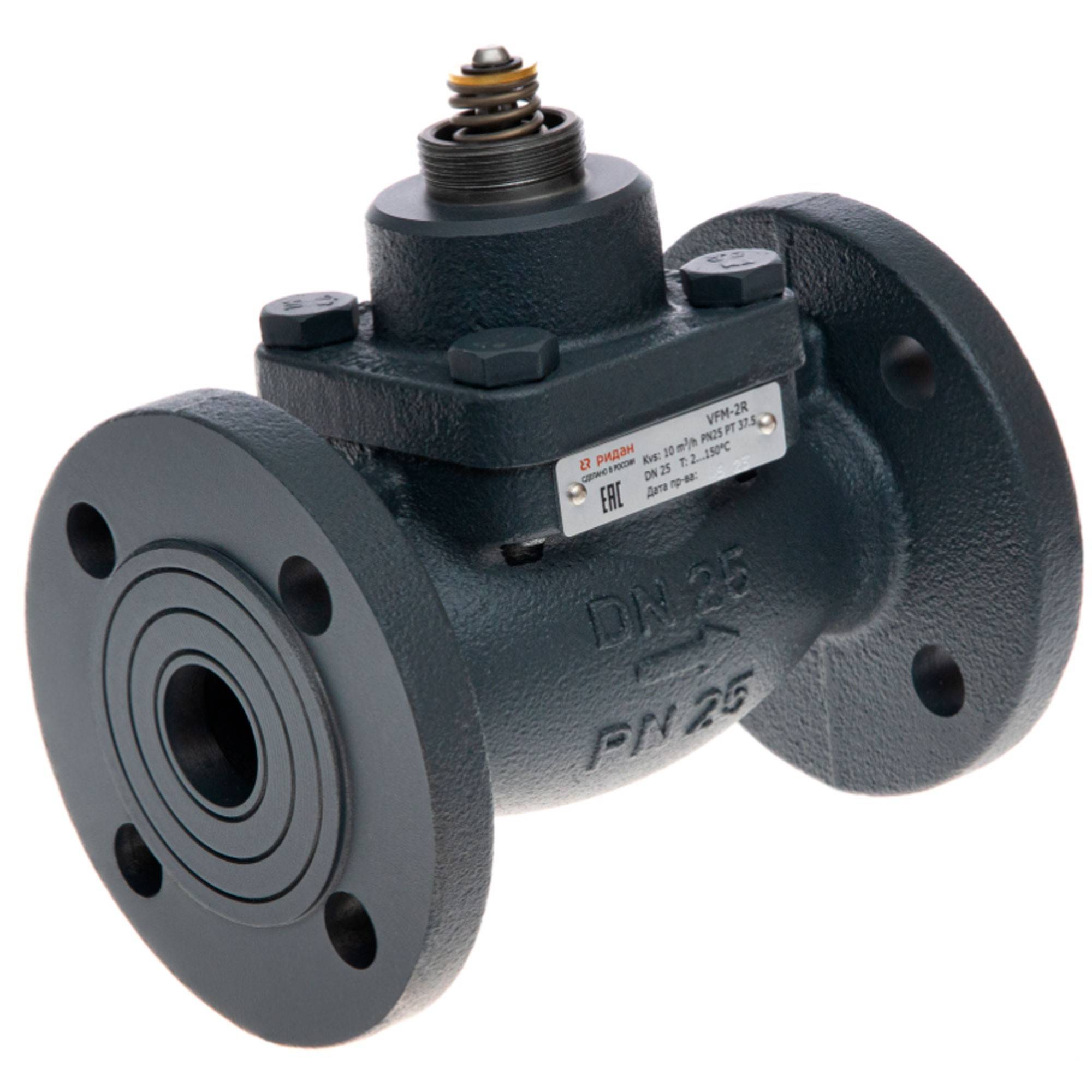 Клапан регулирующий Ридан VFM-2R DN 15 PN 25 Kvs 1.0 фланцевый 1448129