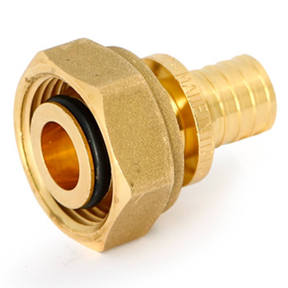 Муфта аксиальная Uni-Fitt 16х3/4 ВР Евроконус с накидной гайкой 1513146