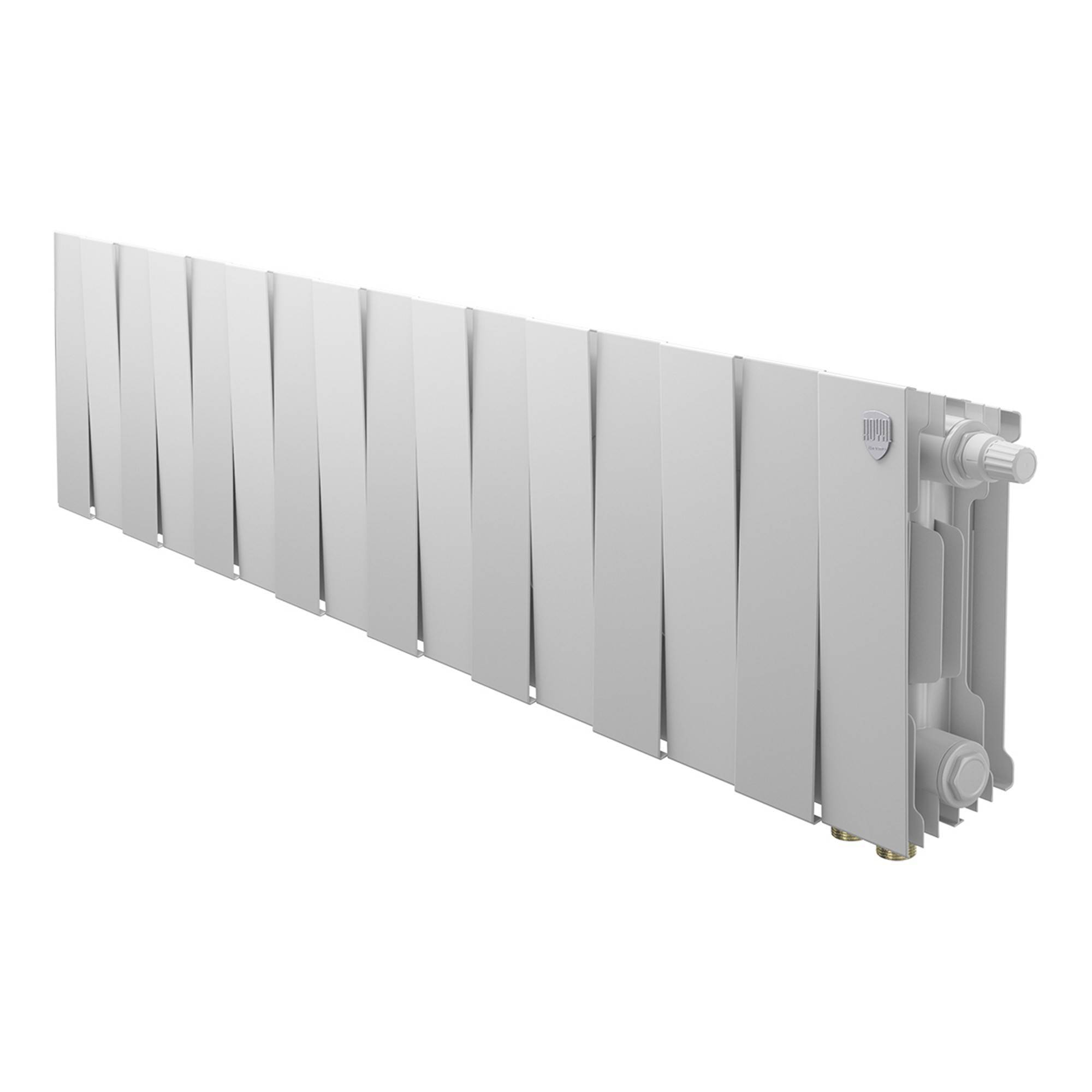 Радиатор биметаллический Royal Thermo PianoForte 200 Bianco Traffico 16 секц. нижнее подключение VDR80 1506320