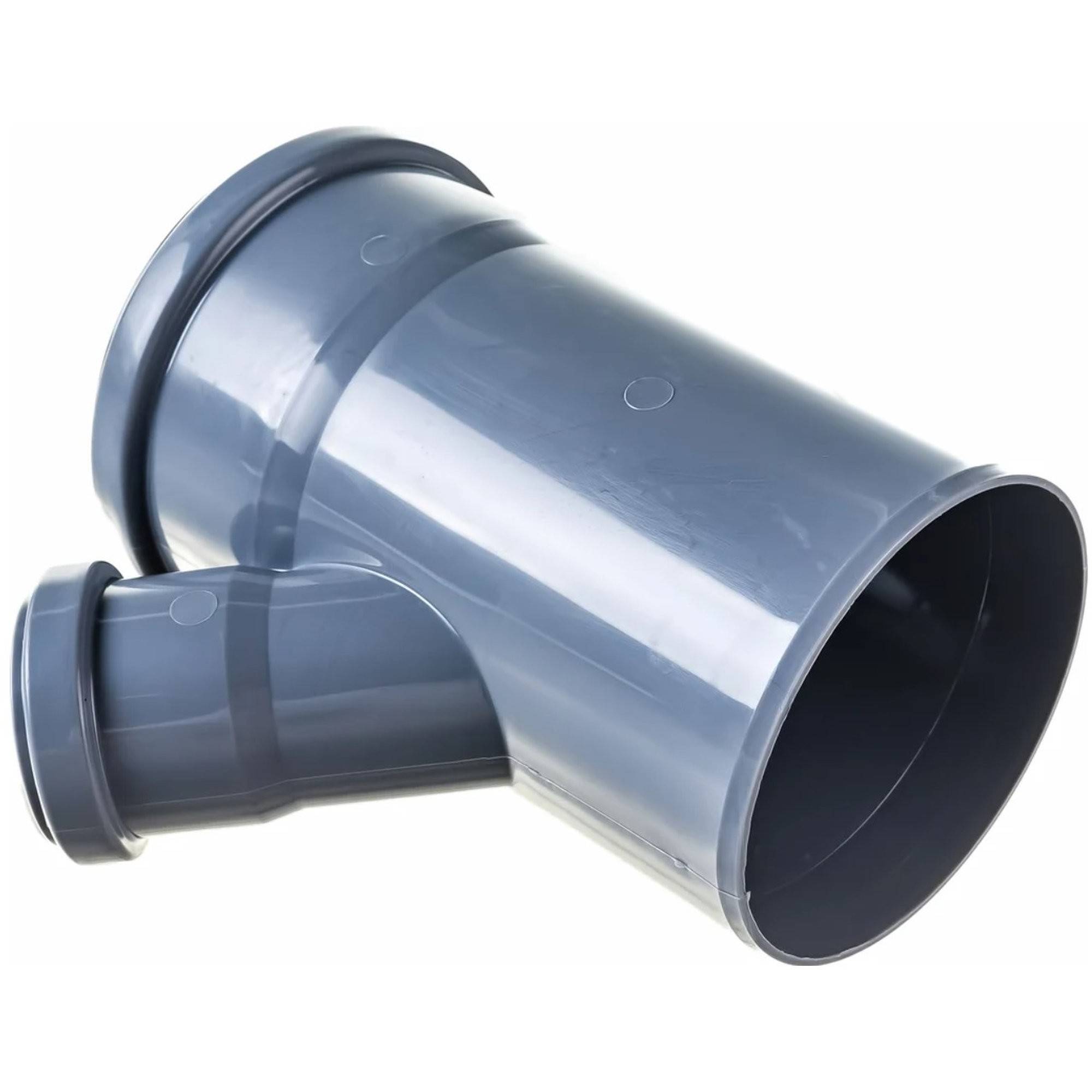 Тройник канализационный Политэк 110х50 мм 45° внутренний (50) 201154