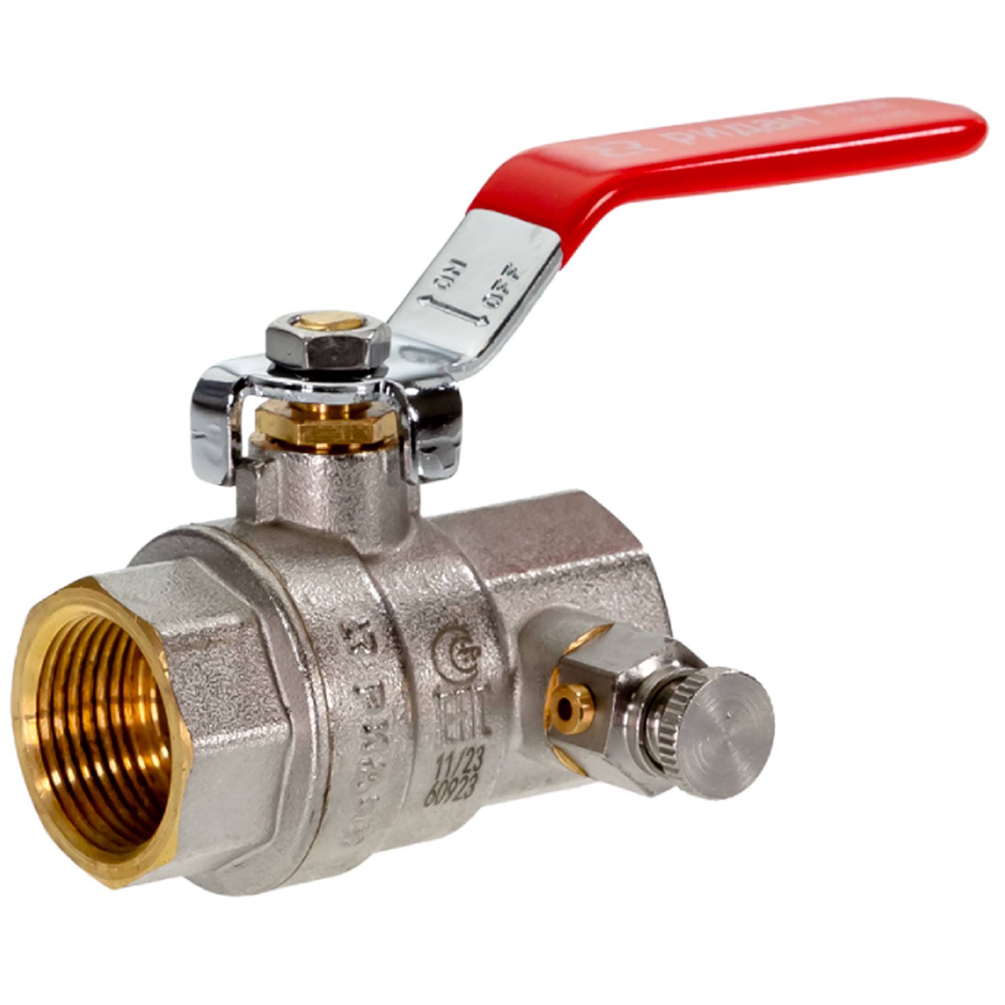 Кран шаровой Ридан BVR-DR DN 32 PN 40 со спускным элементом 1628274