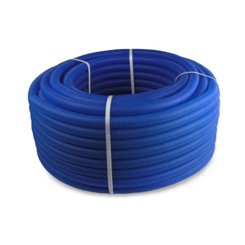 Труба ПНД гофрированная RTP 25 мм внутр. d21 мм синяя 50 м 1437002