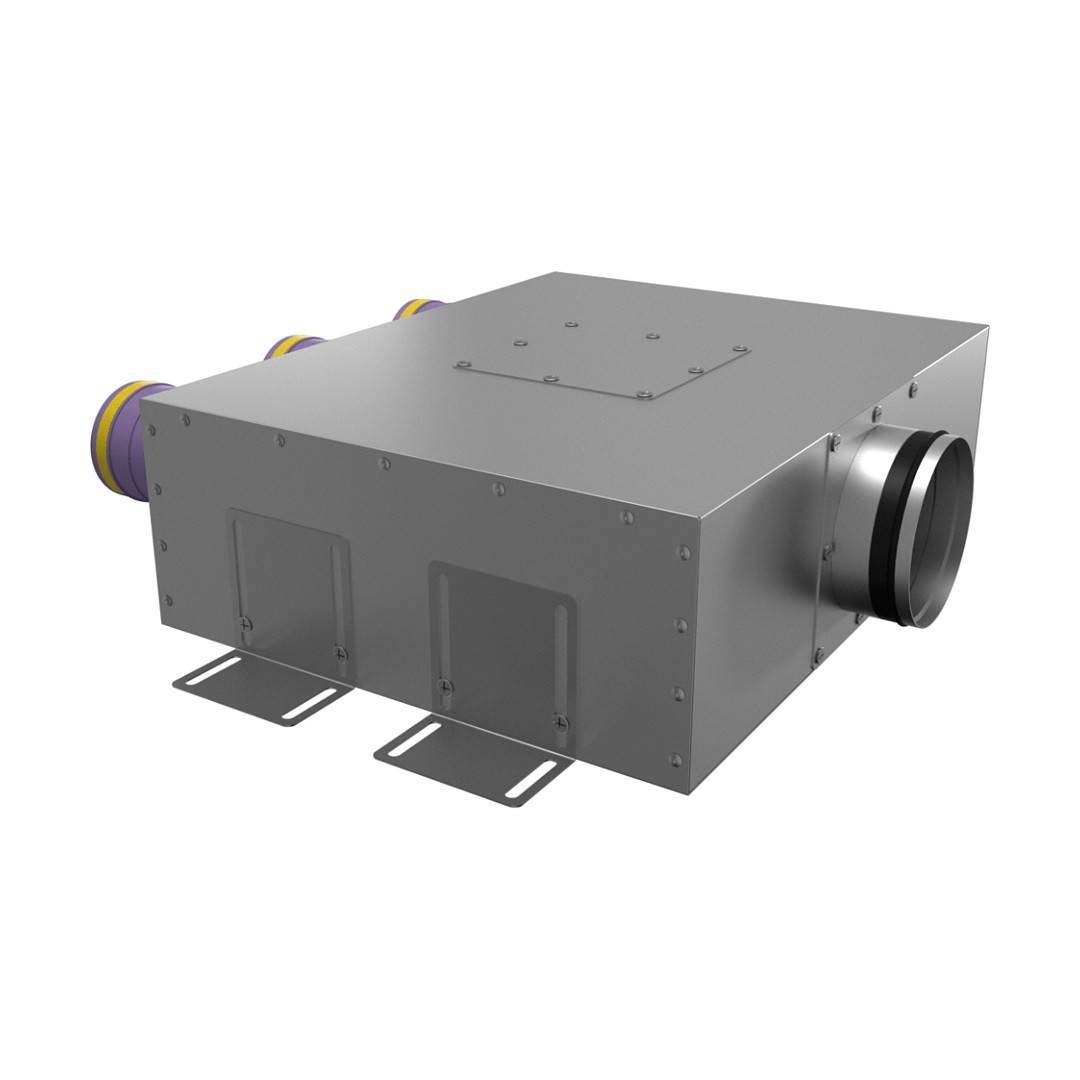 Коллектор воздухораспределительный Provent KVN 125/75x6 металлический 6 выходов 1543998