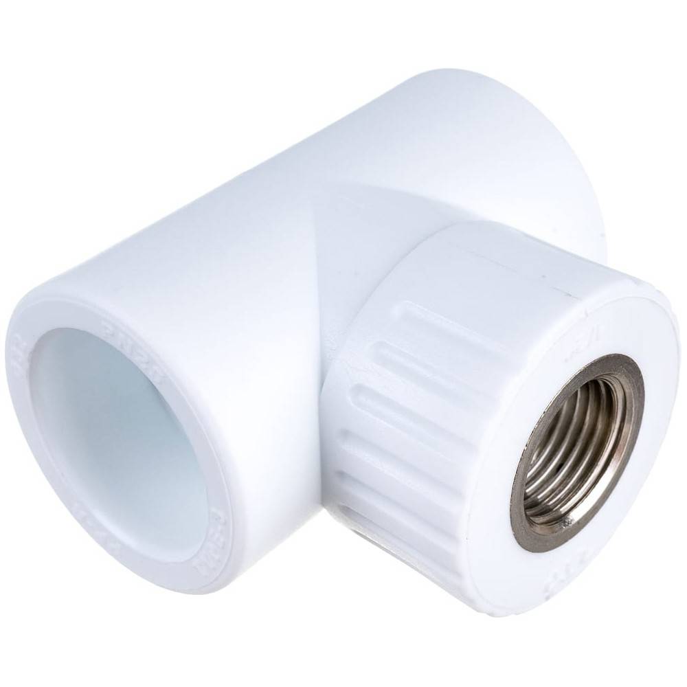 Тройник полипропиленовый РОСТерм PPR комбинированный 32х1/2 мм ВР НС-1517242