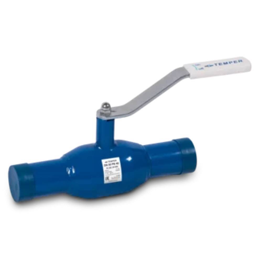 Кран шаровый TEMPER DN200 PN25 стандартнопроходной приварной 28220200