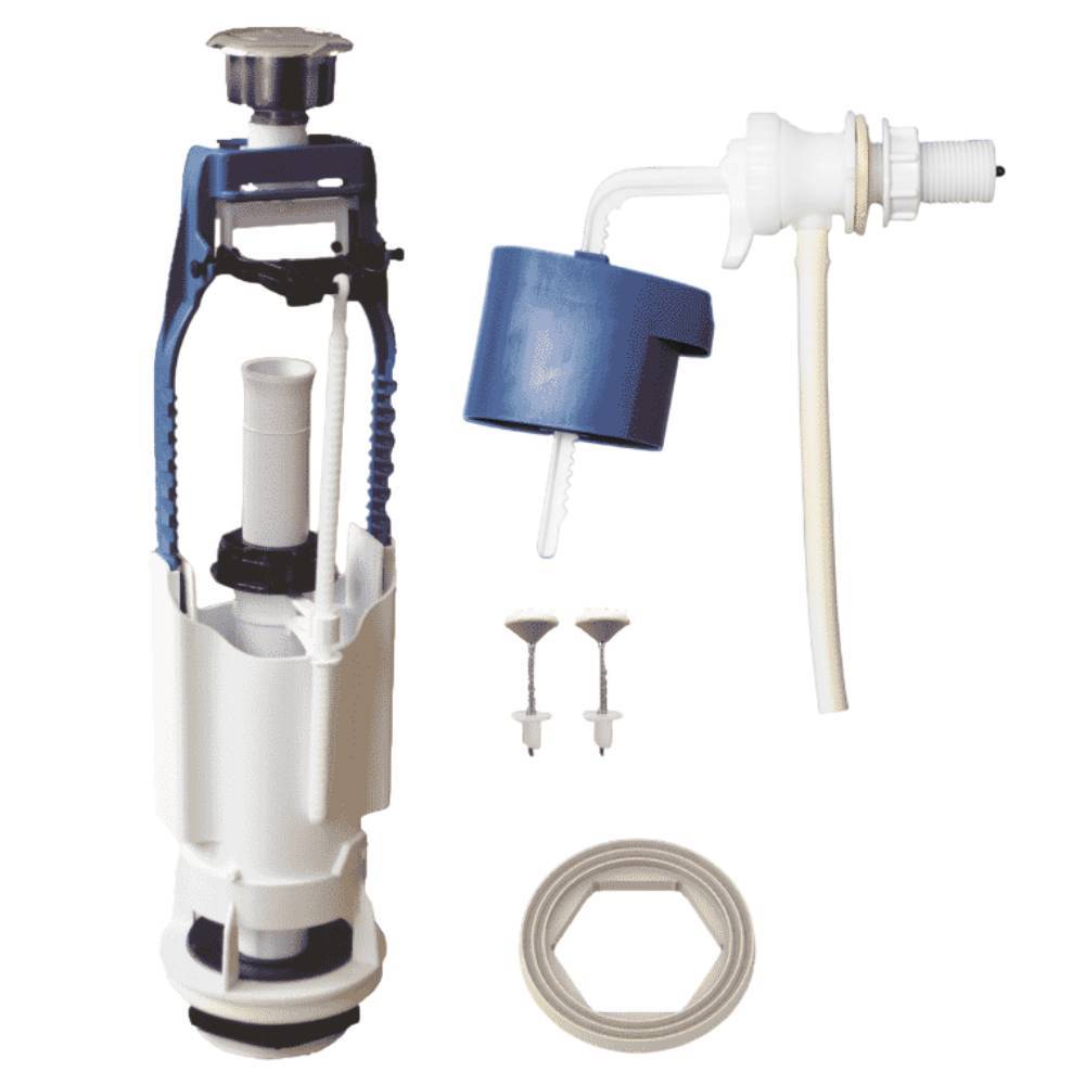 Арматура для бачка унитаза Уклад А 105.56.14.03 кнопочная боковая подводка