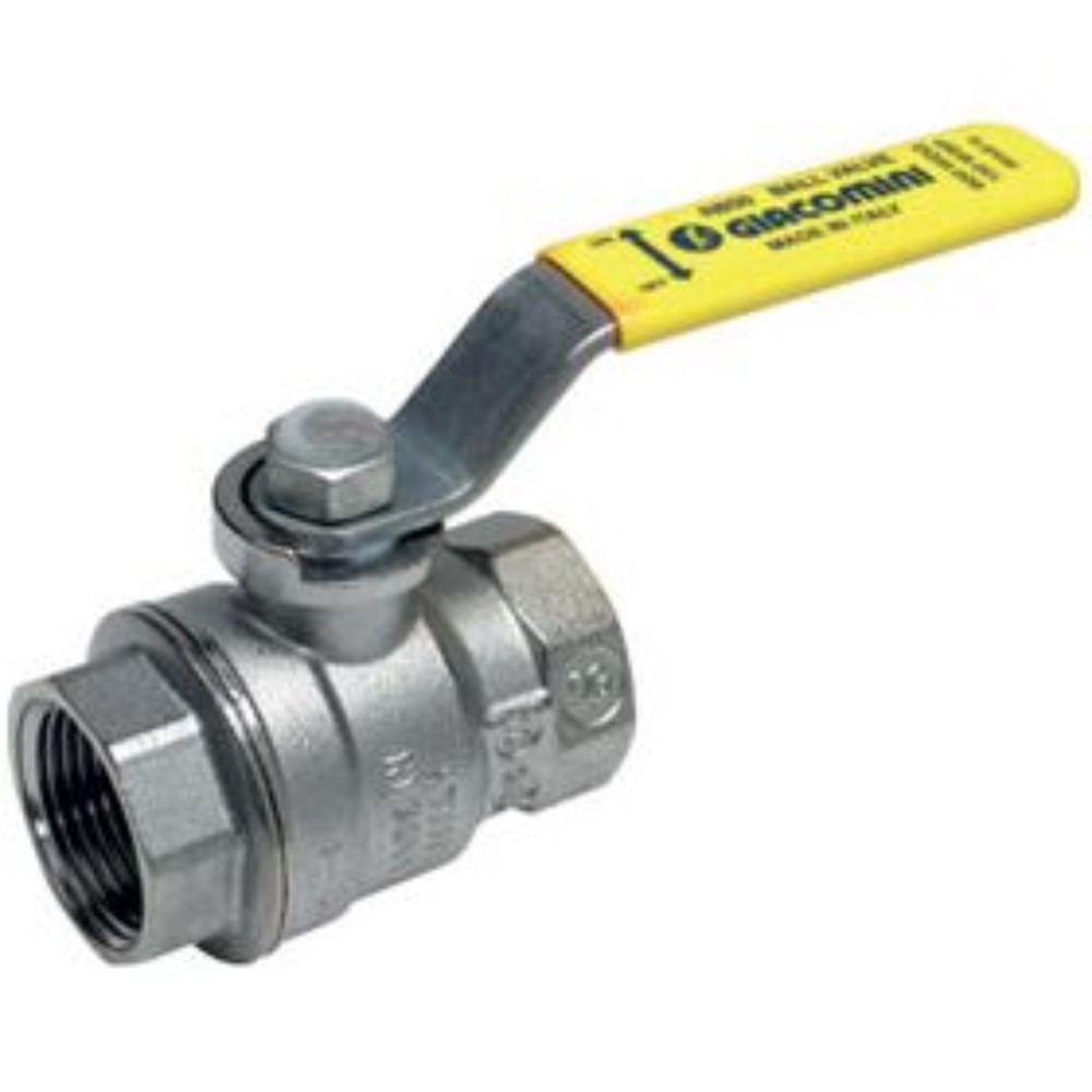 Кран шаровой Giacomini R850 4 ВР-ВР для газа полнопроходной рычаг R850X011