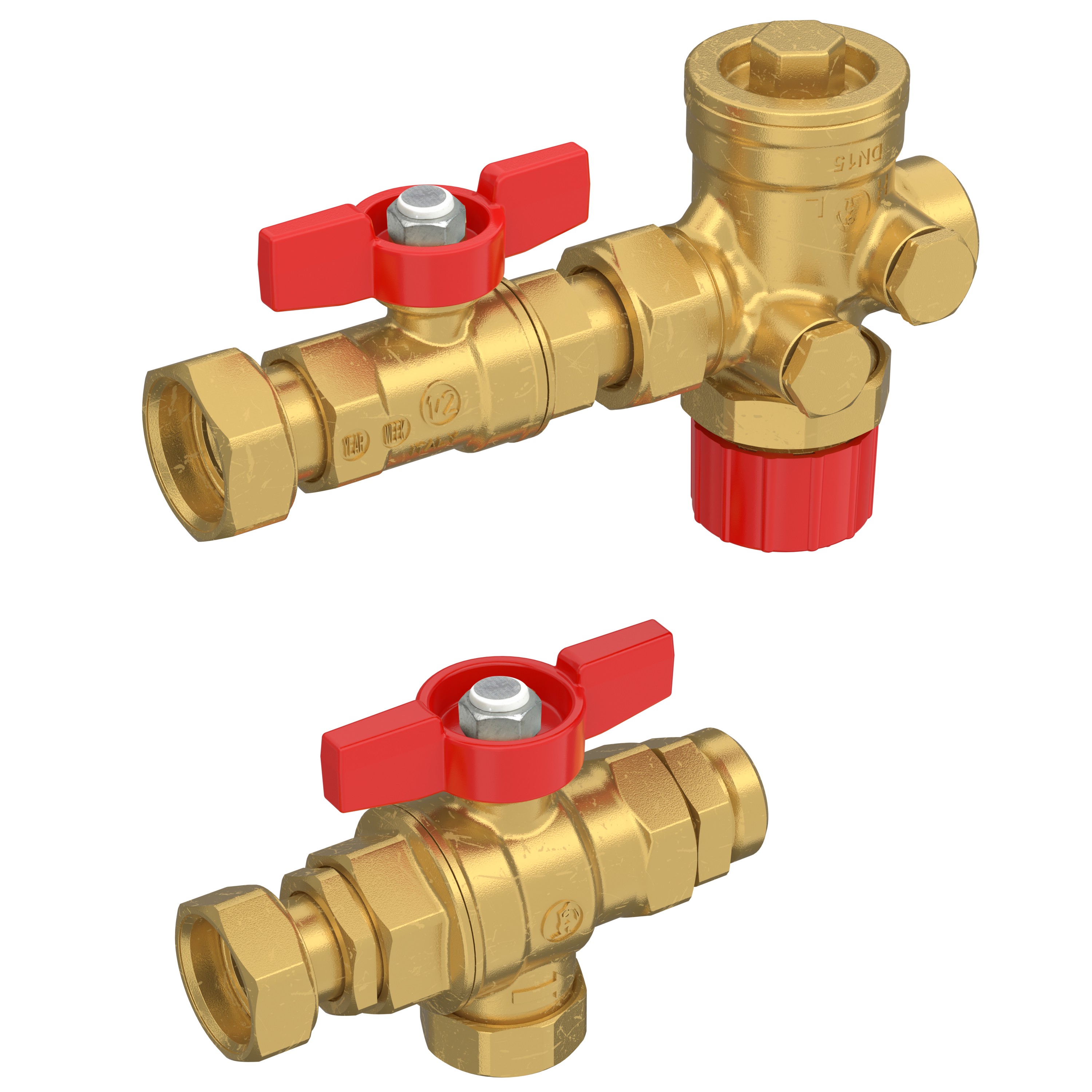 Комплект для фанкойлов Giacomini компактный 290-1500 л/ч 3/4 R280AKY134