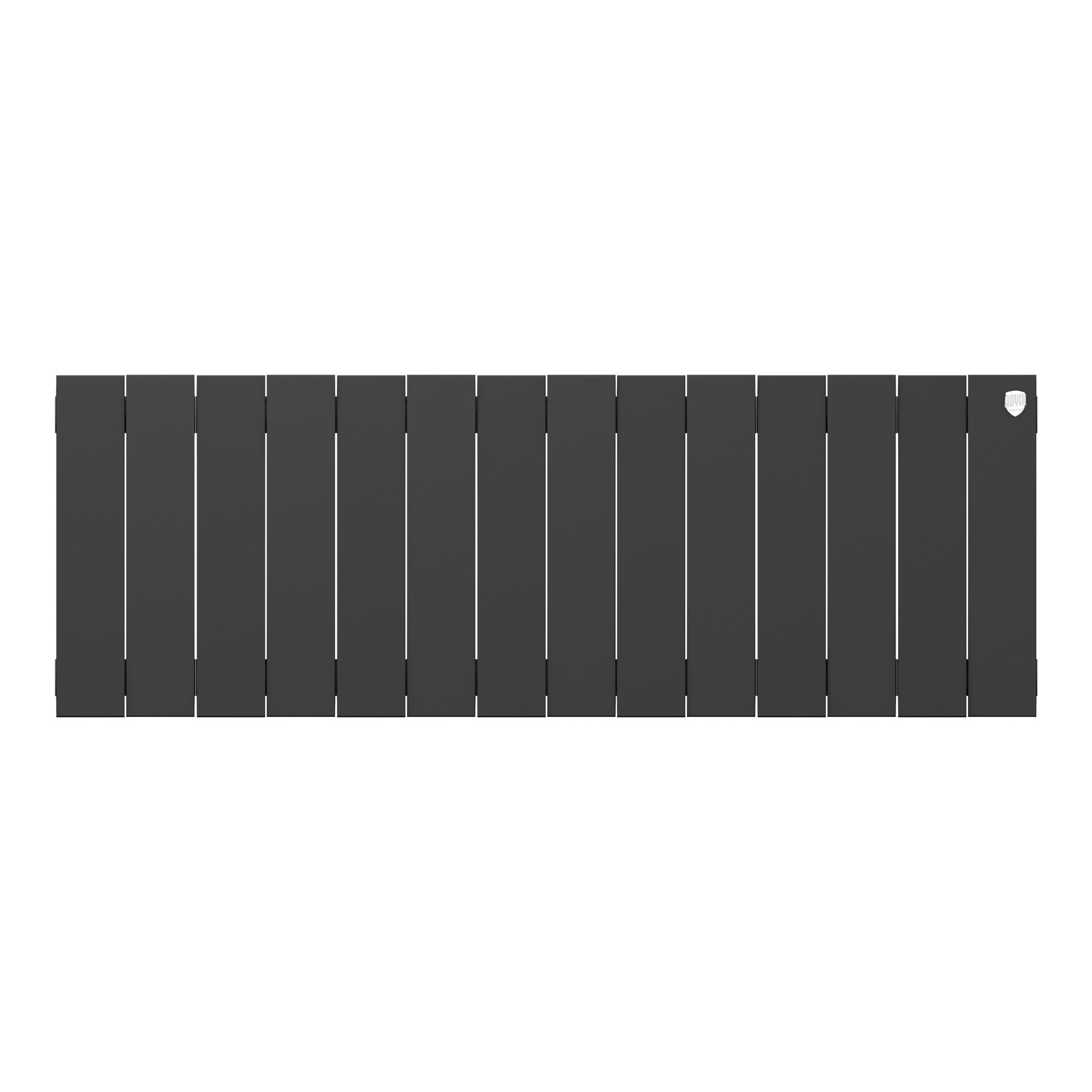 Радиатор биметаллический Royal Thermo PianoForte 300 Noir Sable 14 секций боковое подключение НС-1682353