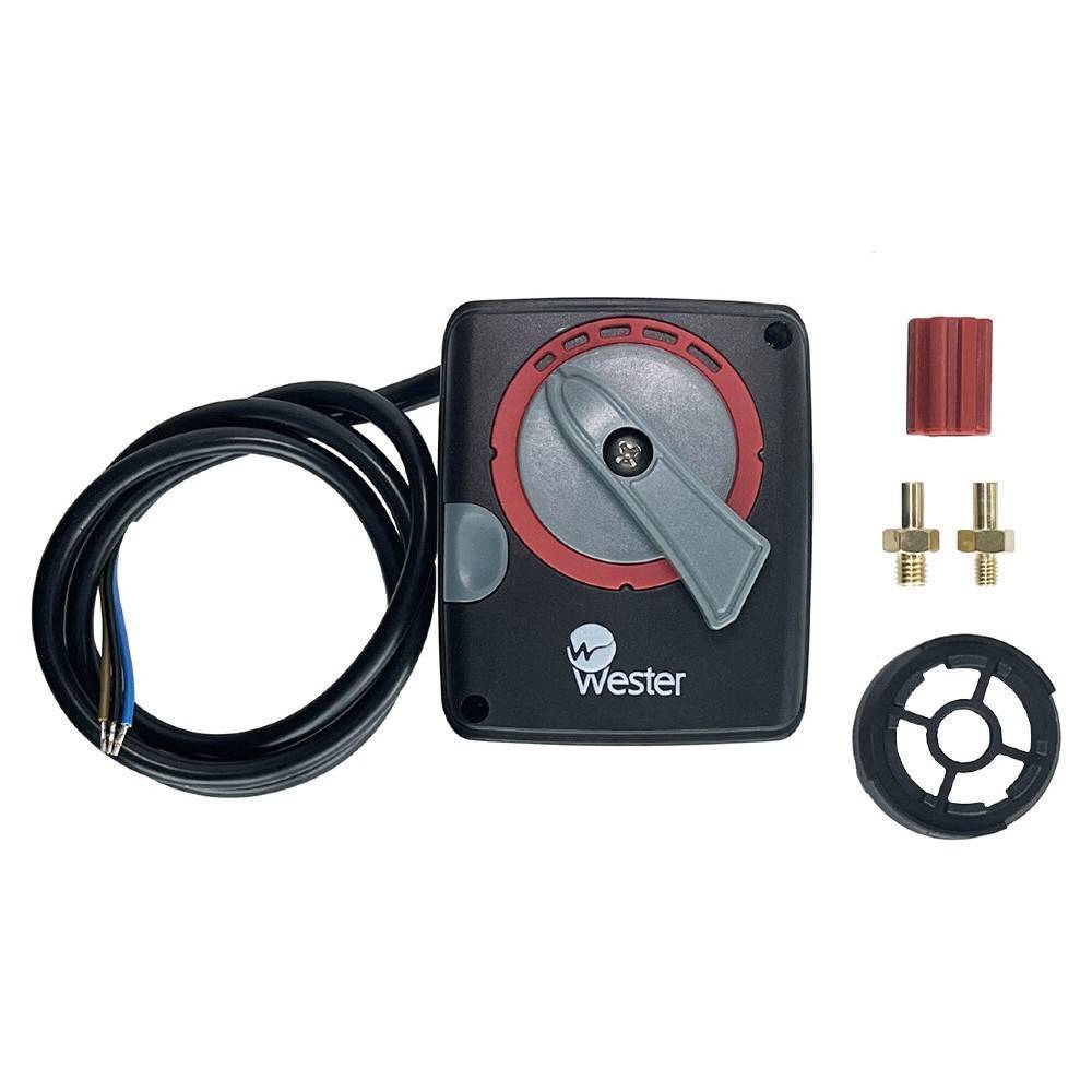 Электропривод поворотный Wester ARS6 220 В 6 Нм 60 сек с концевым выключателем ARS62203P60S