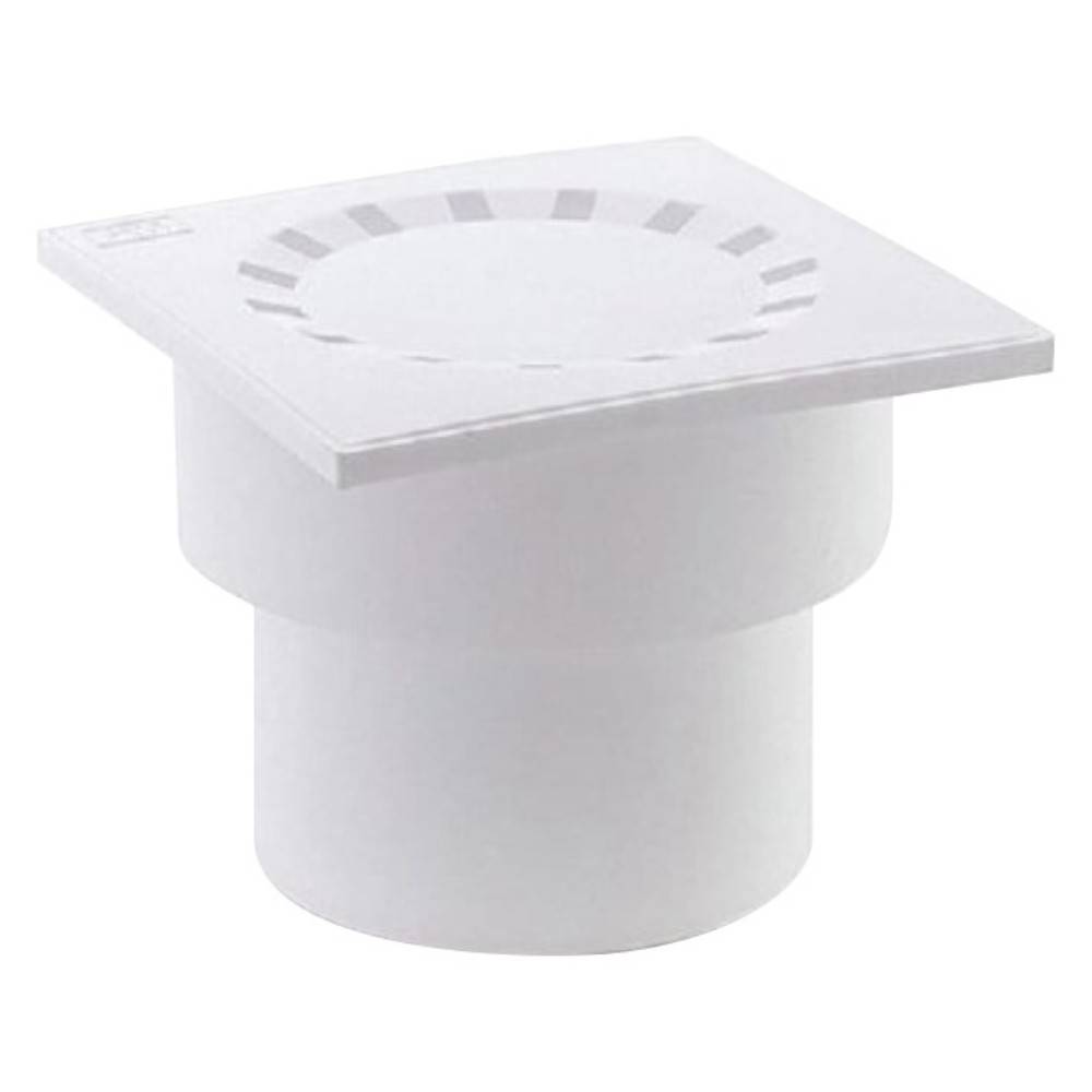 Трап канализационный Политэк вертикальный 110 мм с пластиковой решеткой 150х150 мм 1306893