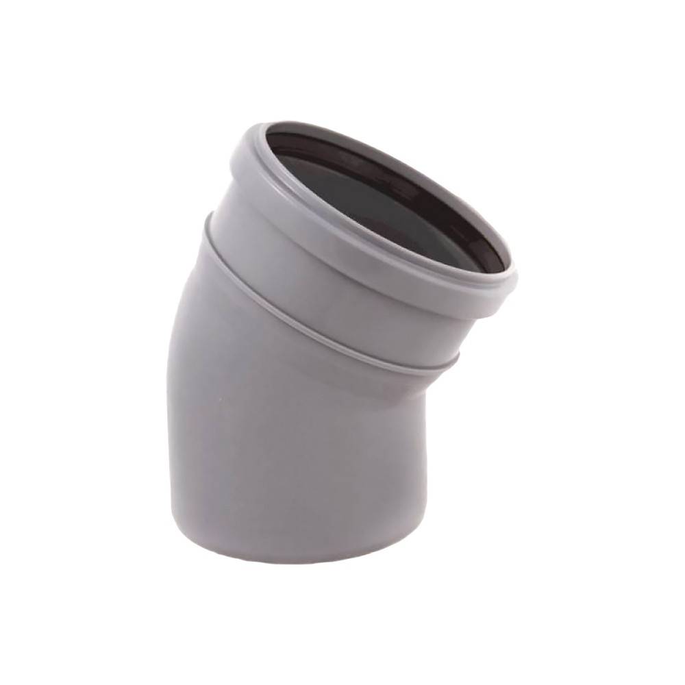 Отвод для внутренней канализации VALFEX PP-H 110 мм 30° 20122110