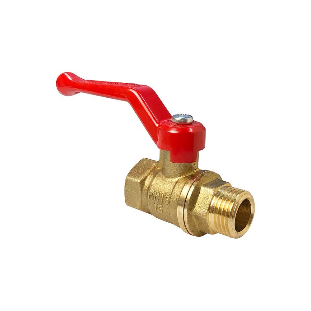 Кран шаровой VALFEX 1 1/2 ВР/НР рычаг латунный 11Б27фт1М VF.215.NR1.112