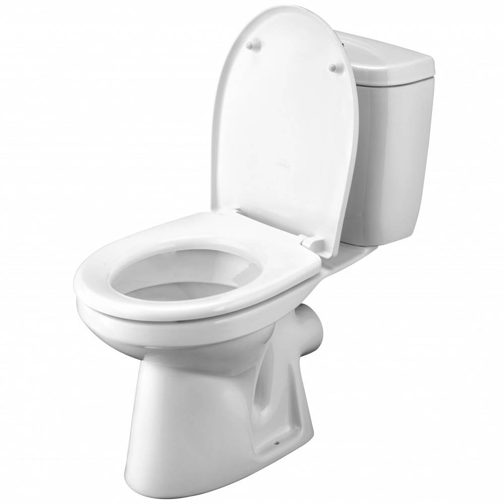 Унитаз-компакт Santek Анимо горизонтальный выпуск с сиденьем и бачком 1WH302132