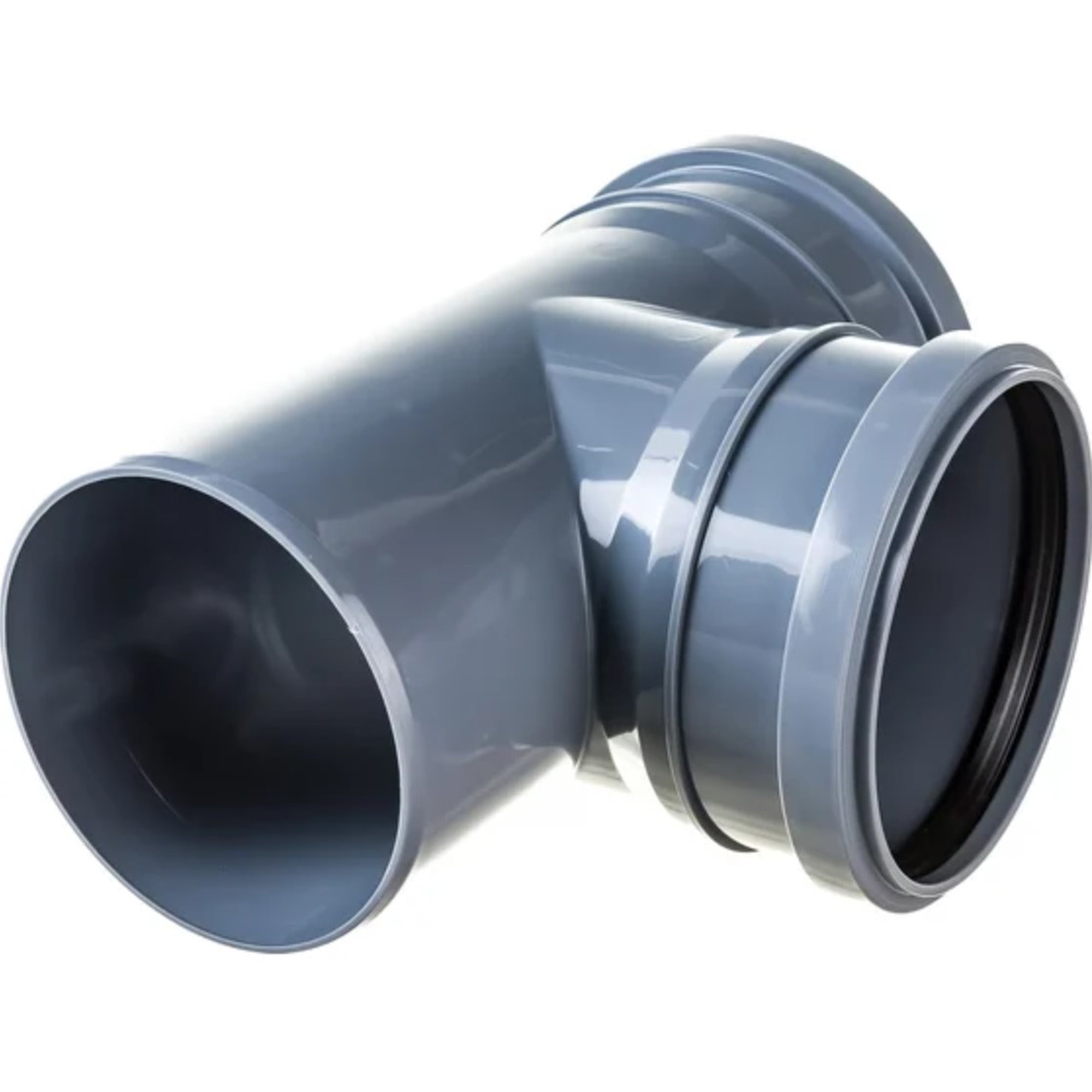 Тройник канализационный Политэк 110х110 мм 87.5° внутренний (30) 201187