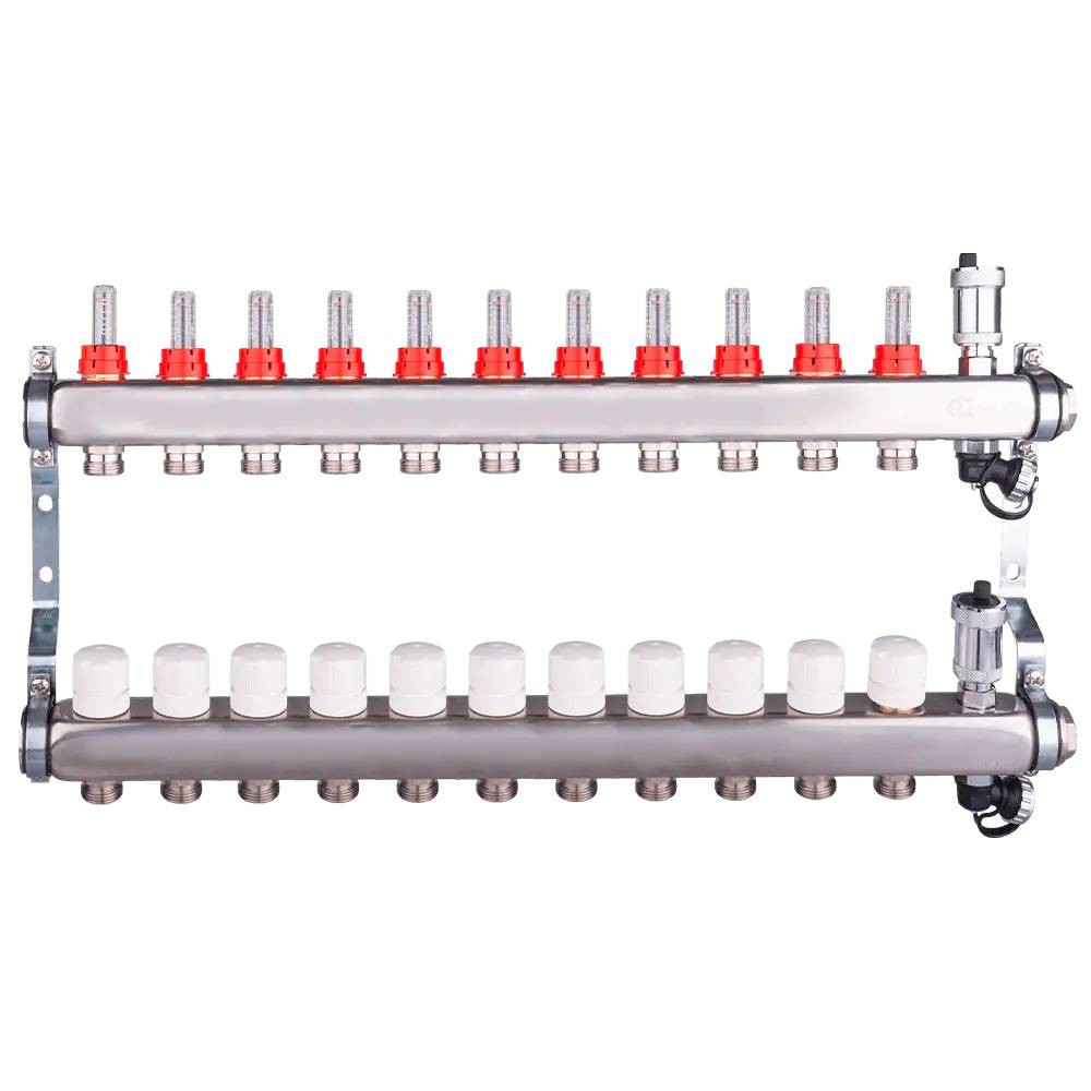 Группа коллекторная AQUALINK с расходомерами и воздухоотводчиком 1х11х3/4 1431725