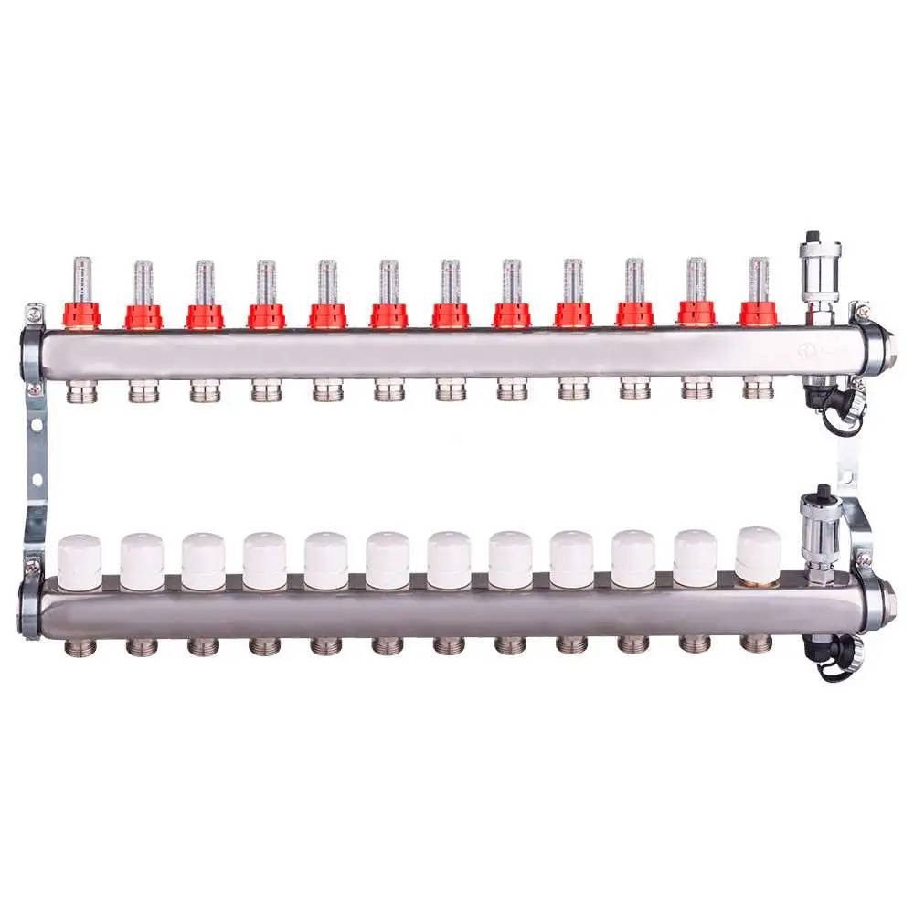 Группа коллекторная AQUALINK с расходомерами и воздухоотводчиком 1х12х3/4 1431726