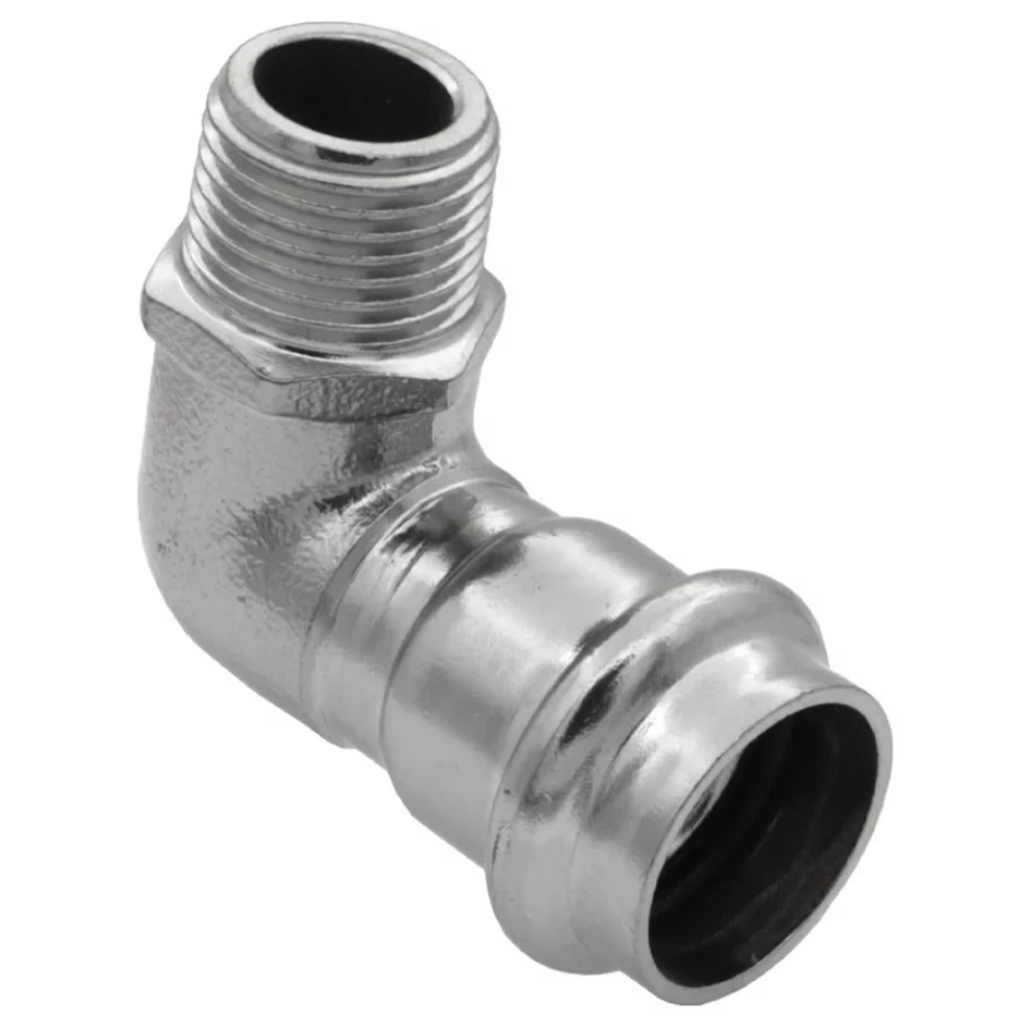 Уголок пресс 90° VIEIR VER-PRO нержавеющая сталь 22 мм х 1/2 НР НС-1451042