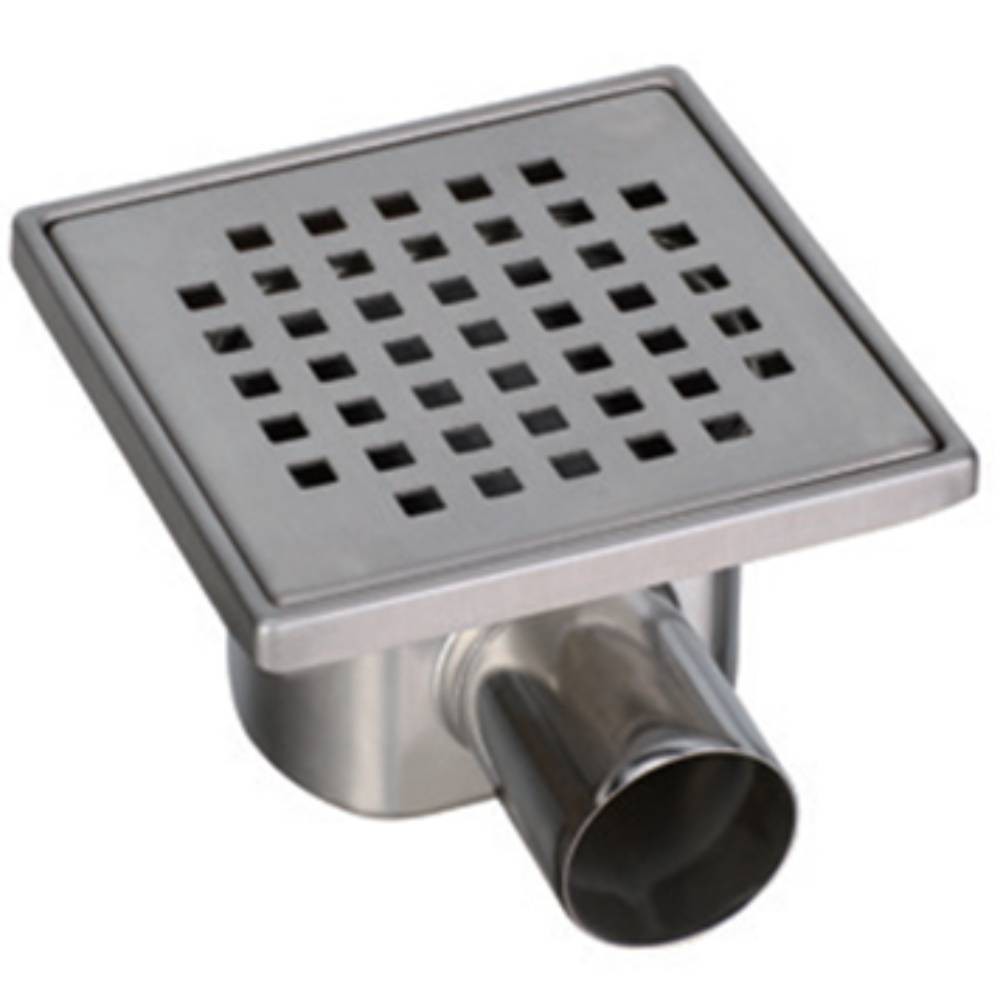 Трап душевой VIEIR с сухим затвором горизонтальный 150х150 мм VER15B