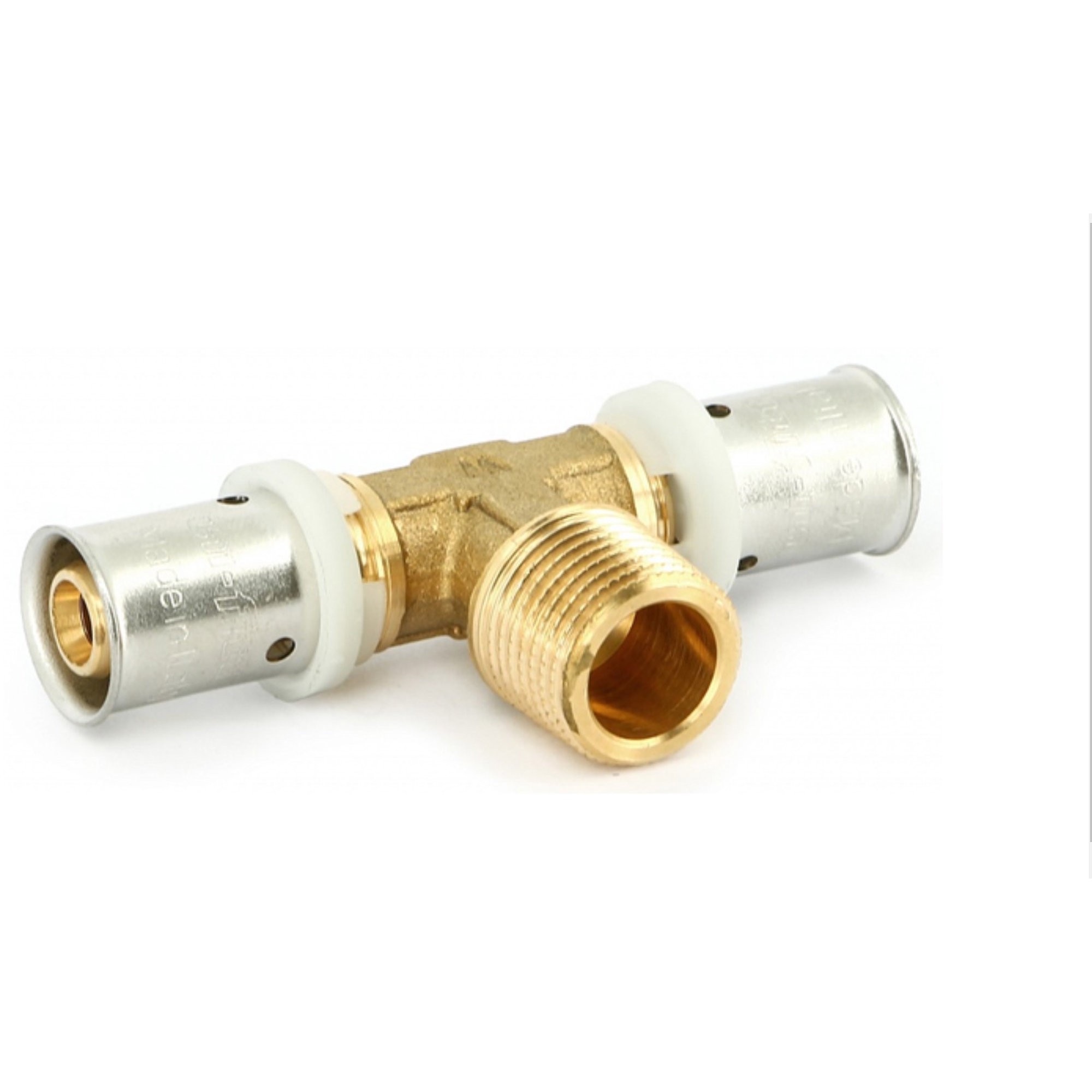 Тройник пресс Uni-Fitt с наружной резьбой 26х1/2х26 1513639