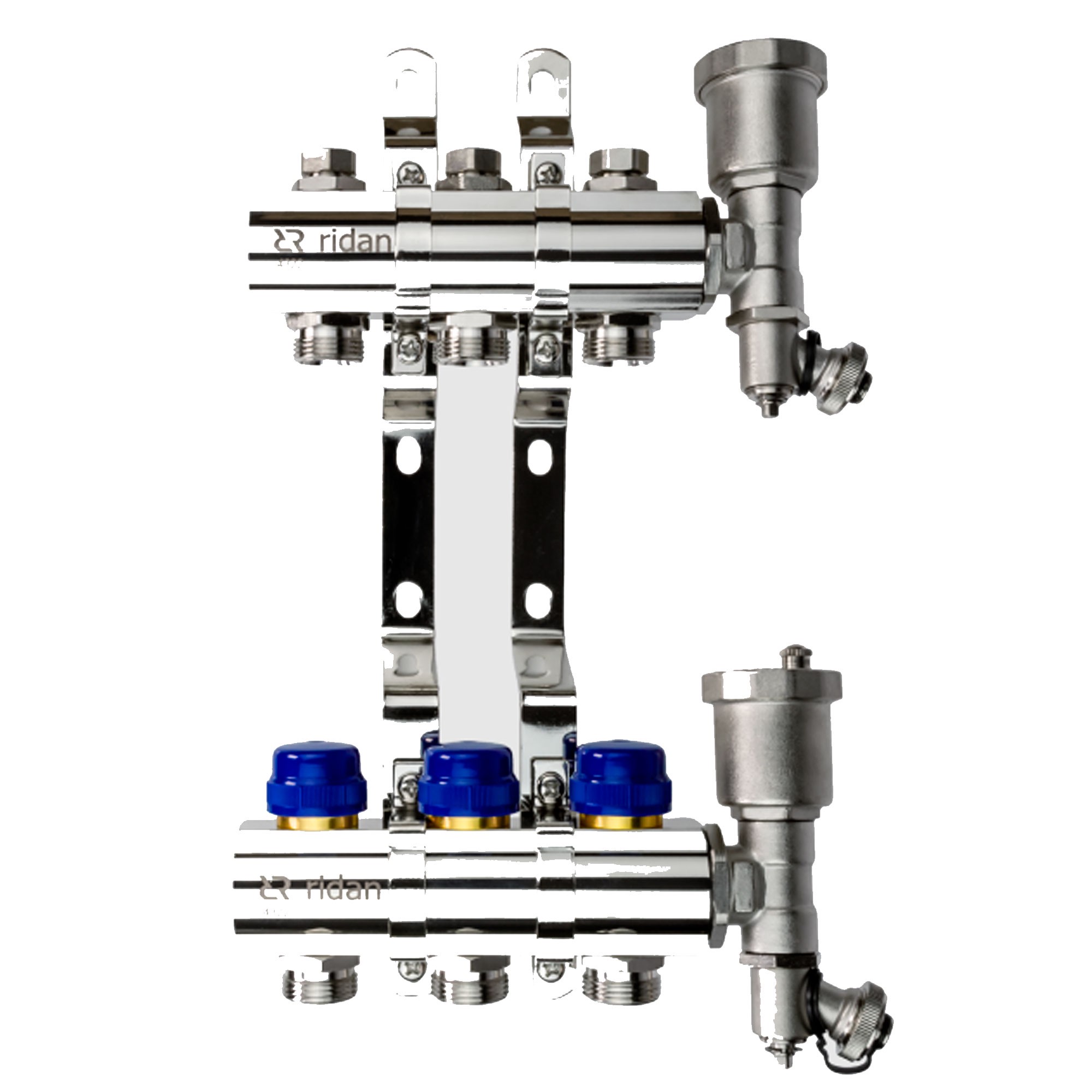 Комплект коллекторов Ридан FHF-6R set с кронштейнами и торцевыми секциями НС-1514532
