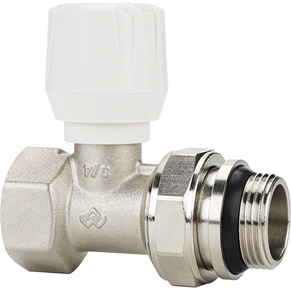 Клапан радиаторный Varmega ручной прямой 3/4 с самоуплотняющимся полусгоном VM10113