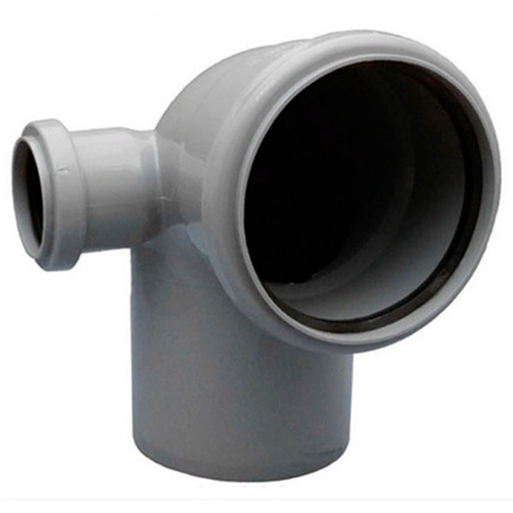 Отвод 90° Sinikon Comfort Plus 110/50 мм с дополнительным входом слева 1611733