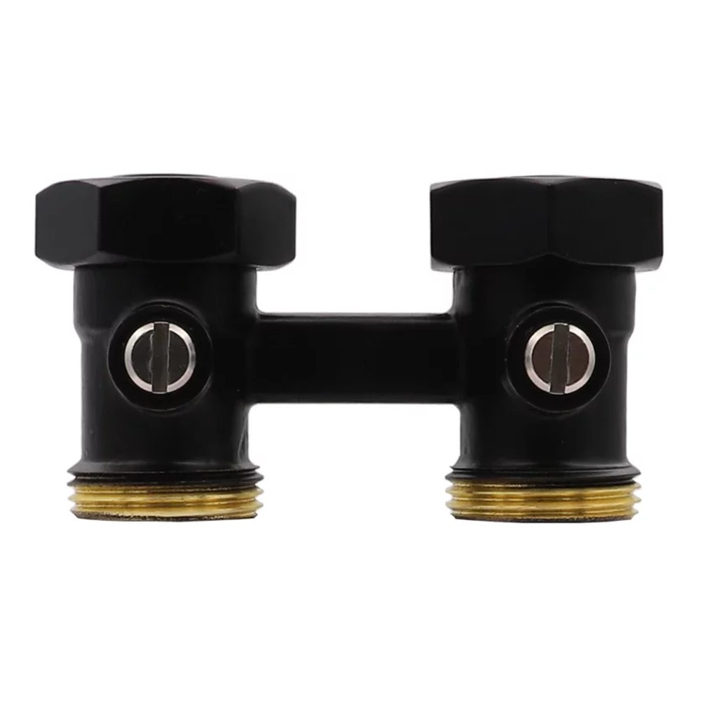 Узел нижнего подключения VIEIR Мультифлекс прямой 3/4 черный VR308-C