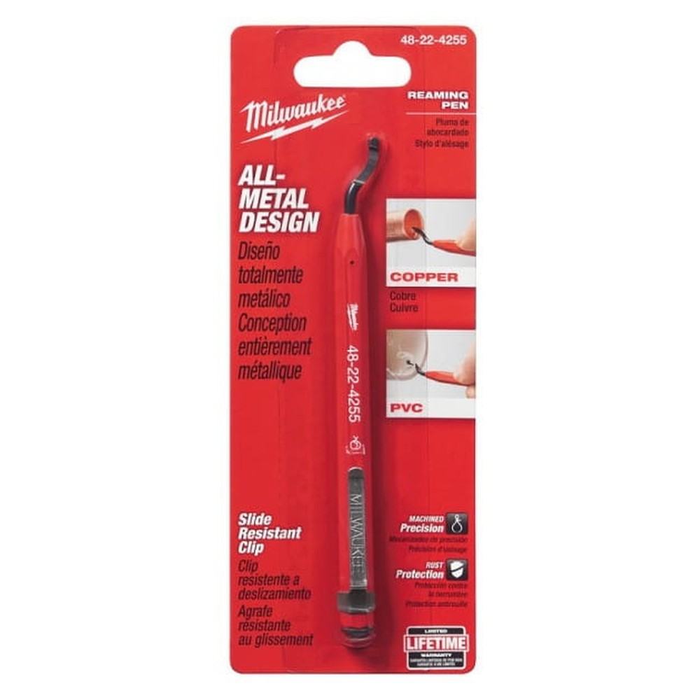 Гратосниматель Milwaukee для медных и ПВХ труб 48224255