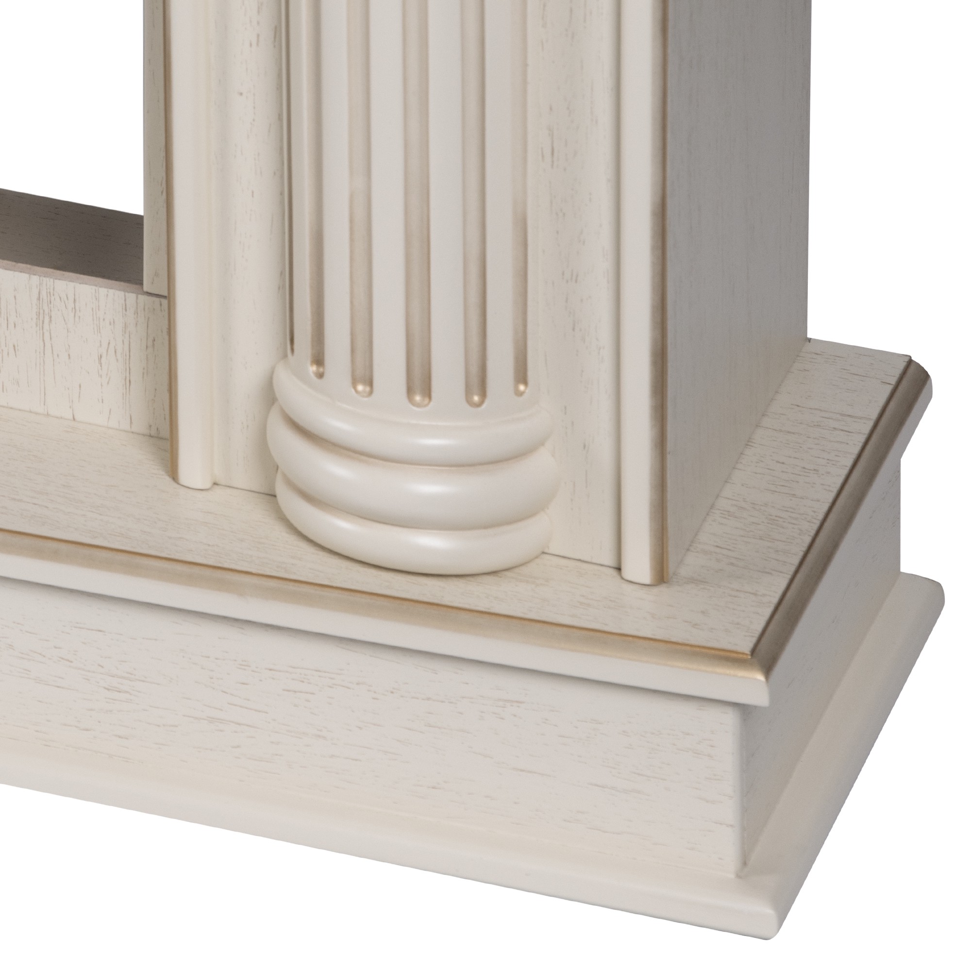 Каминокомплект Electrolux EFP/P-3620LS с порталом Olympia 42/40/36 слоновая кость с золотой патиной 1705156