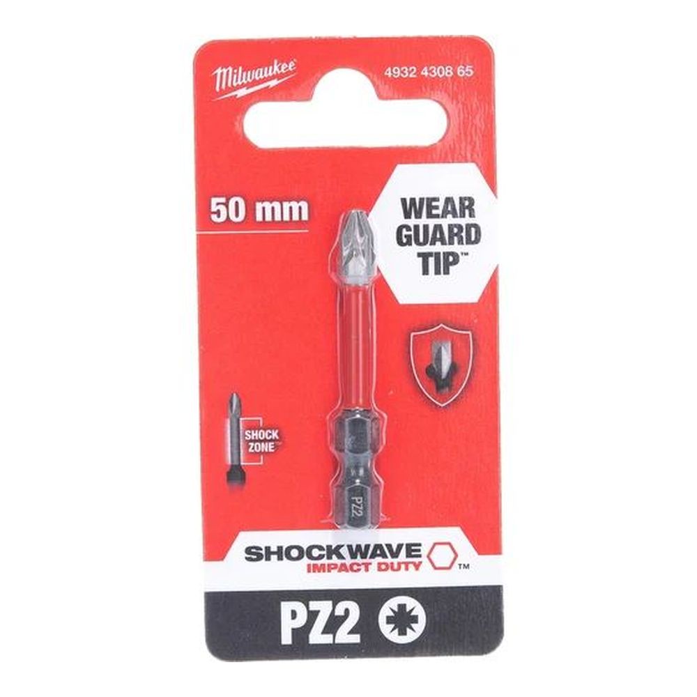 Бита Milwaukee SHOCKWAVE PZ2 50 мм 4932430865
