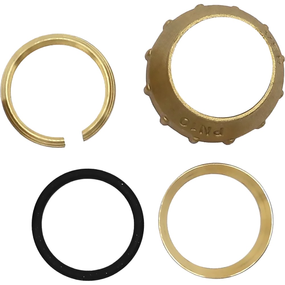 Муфта компрессионная VIEIR для труб ПНД латунная 25 мм x 3/4 дюйма НР VER370