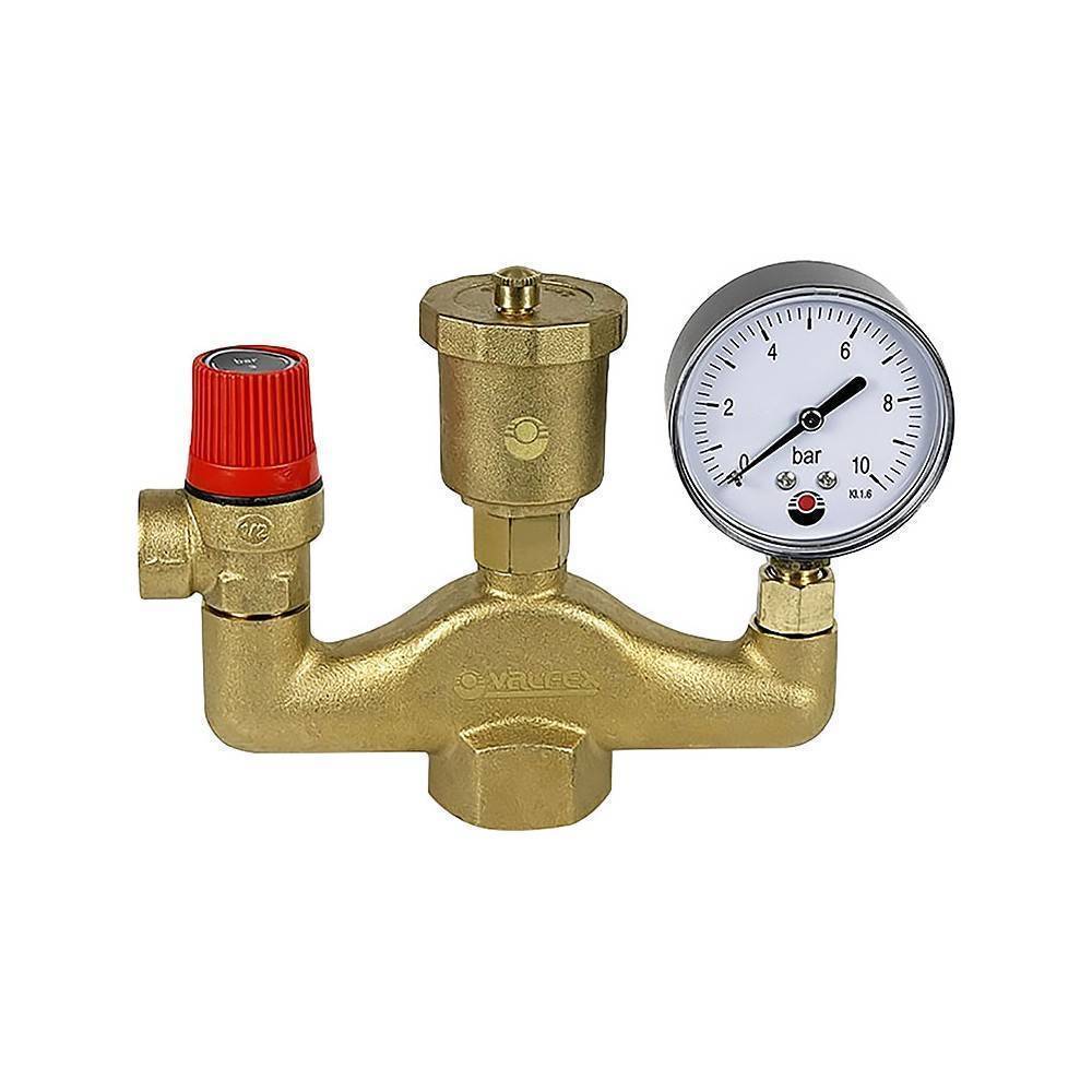 Группа безопасности VALFEX КЛАССИК латунная 3 бар VF.461.0.3