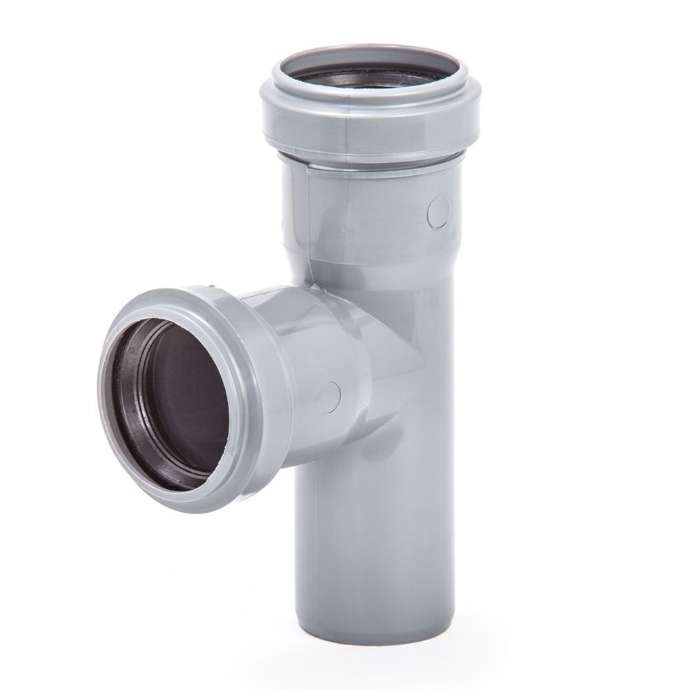 Тройник канализационный Lammin ВК 50х50 мм 87.5° НС-1642103