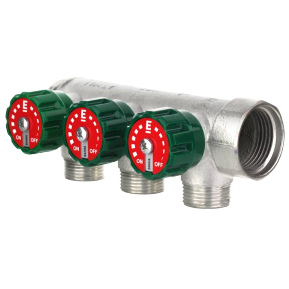 Коллектор модульный ELSEN 1 x 3/4 дюйма EK TIN латунь EMM02.1204