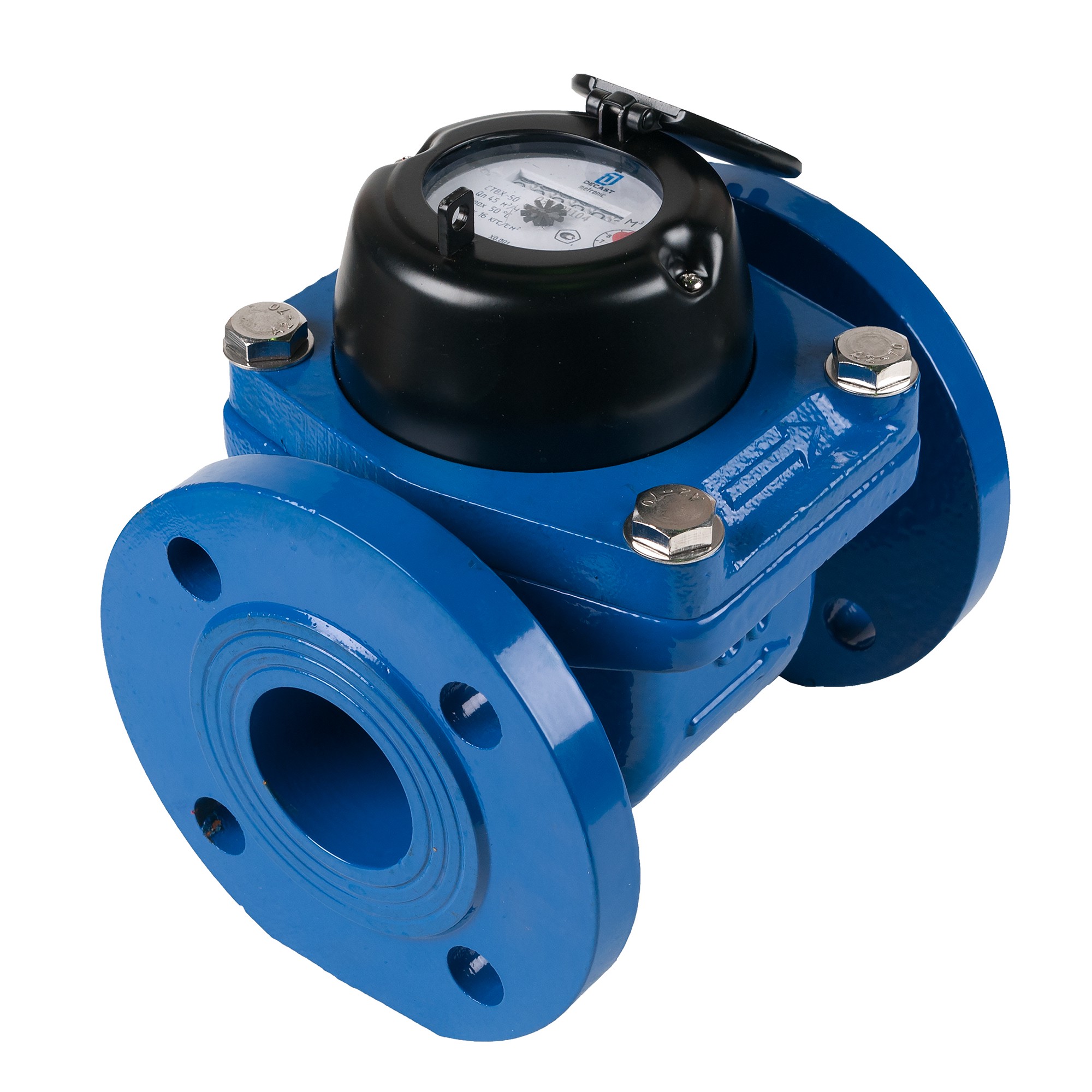 Счетчик воды турбинный Декаст СТВХ-50 промышленный 1728604