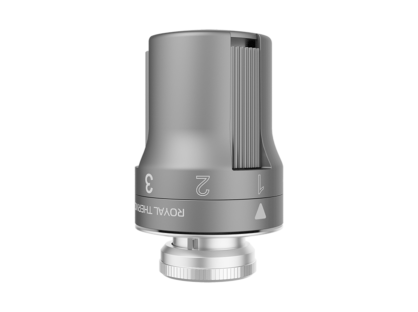 Термоголовка жидкостная Royal Thermo M30x1.5 серебро RTE 50.030