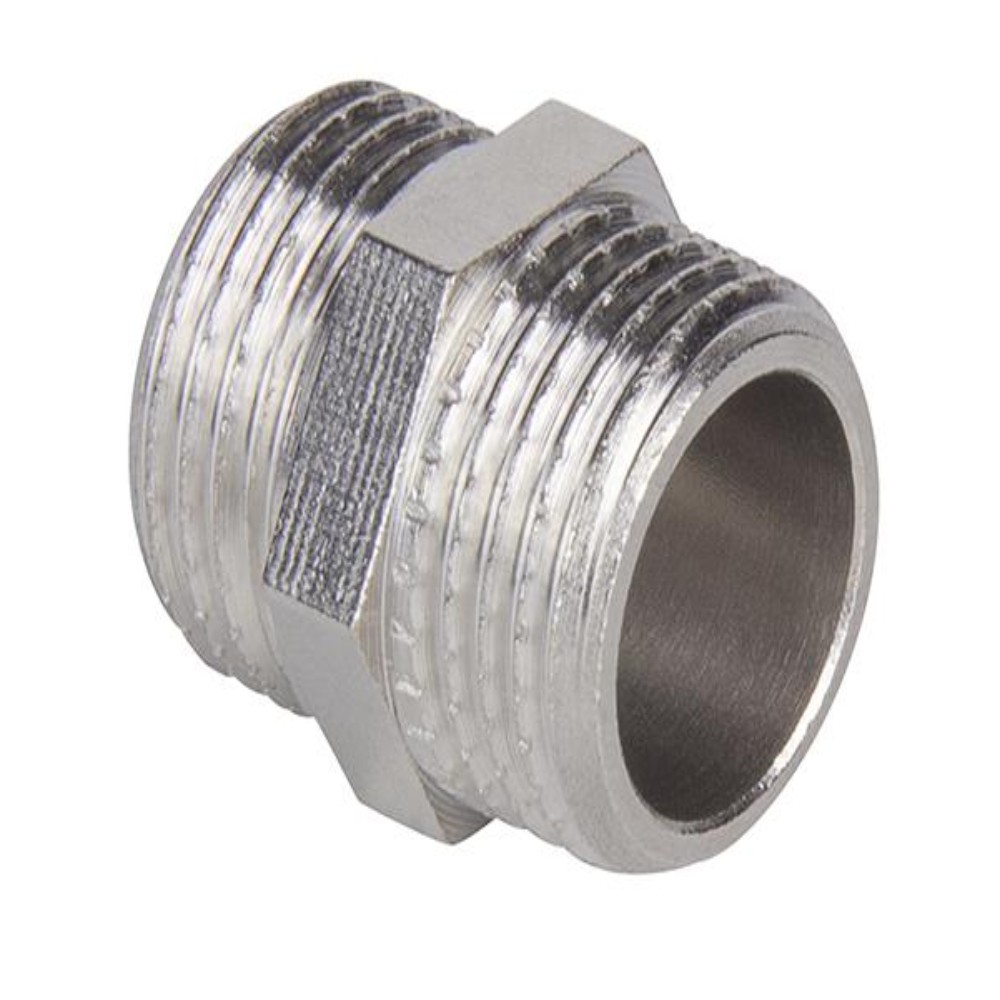 Ниппель TEBO латунный 2 НР-НР 1741632