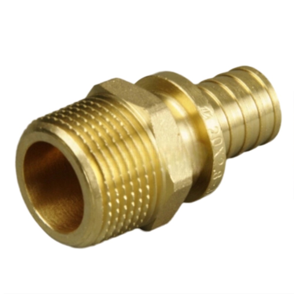 Муфта переходная аксиальная ONE PLUS латунная 20х1/2 НР 1691799