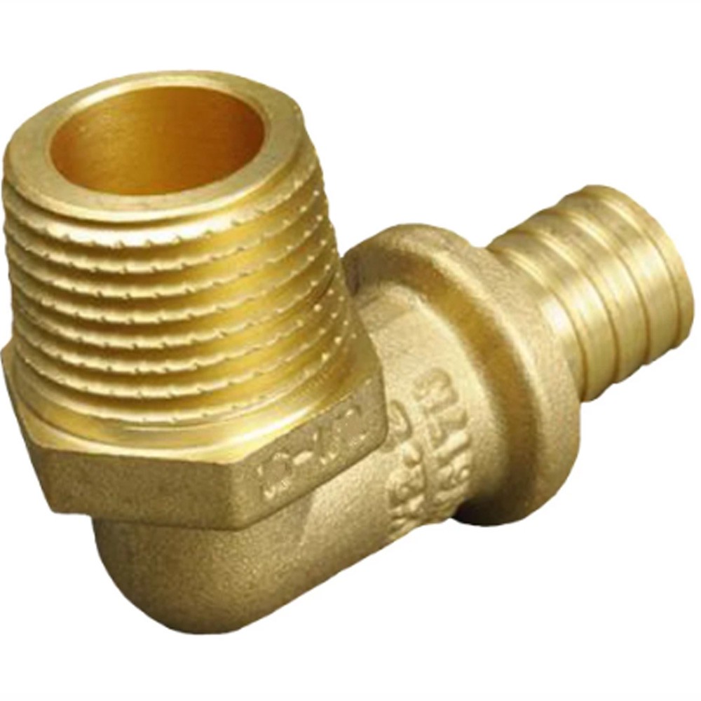 Угольник One Plus 90° 16x1/2 НР латунный 1691874