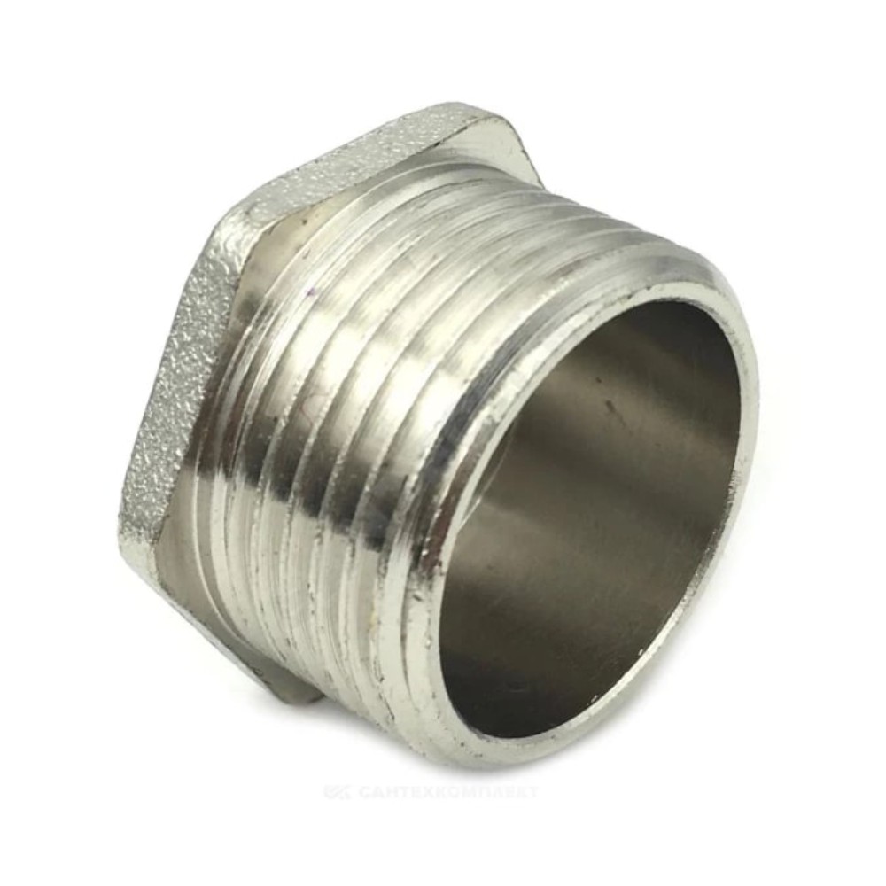 Заглушка SantechSystems латунная никелированная Ду25 1 НР НС-1725785