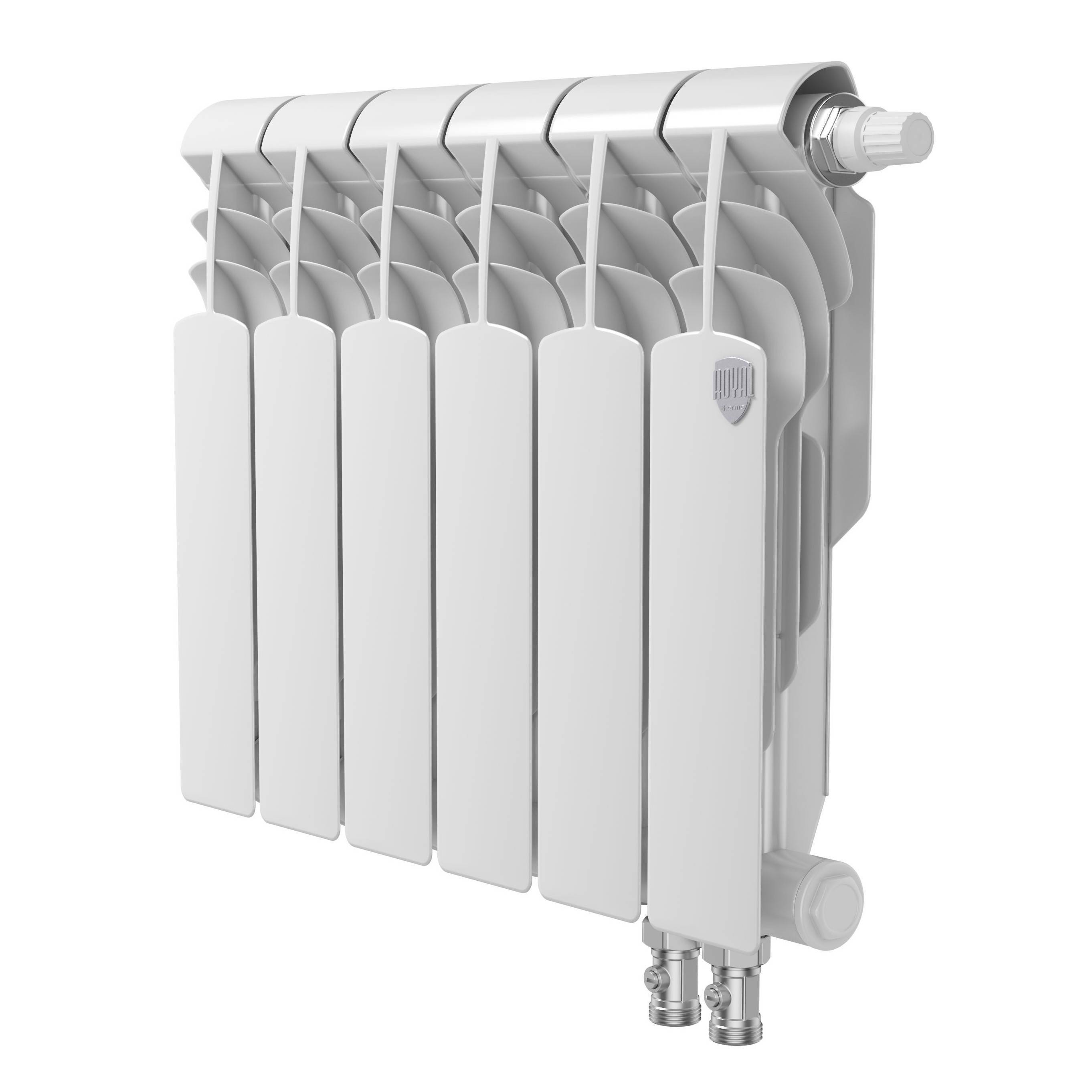 Радиатор биметаллический Royal Thermo Vittoria 350 VDR 5 секций нижнее подключение НС-1226906